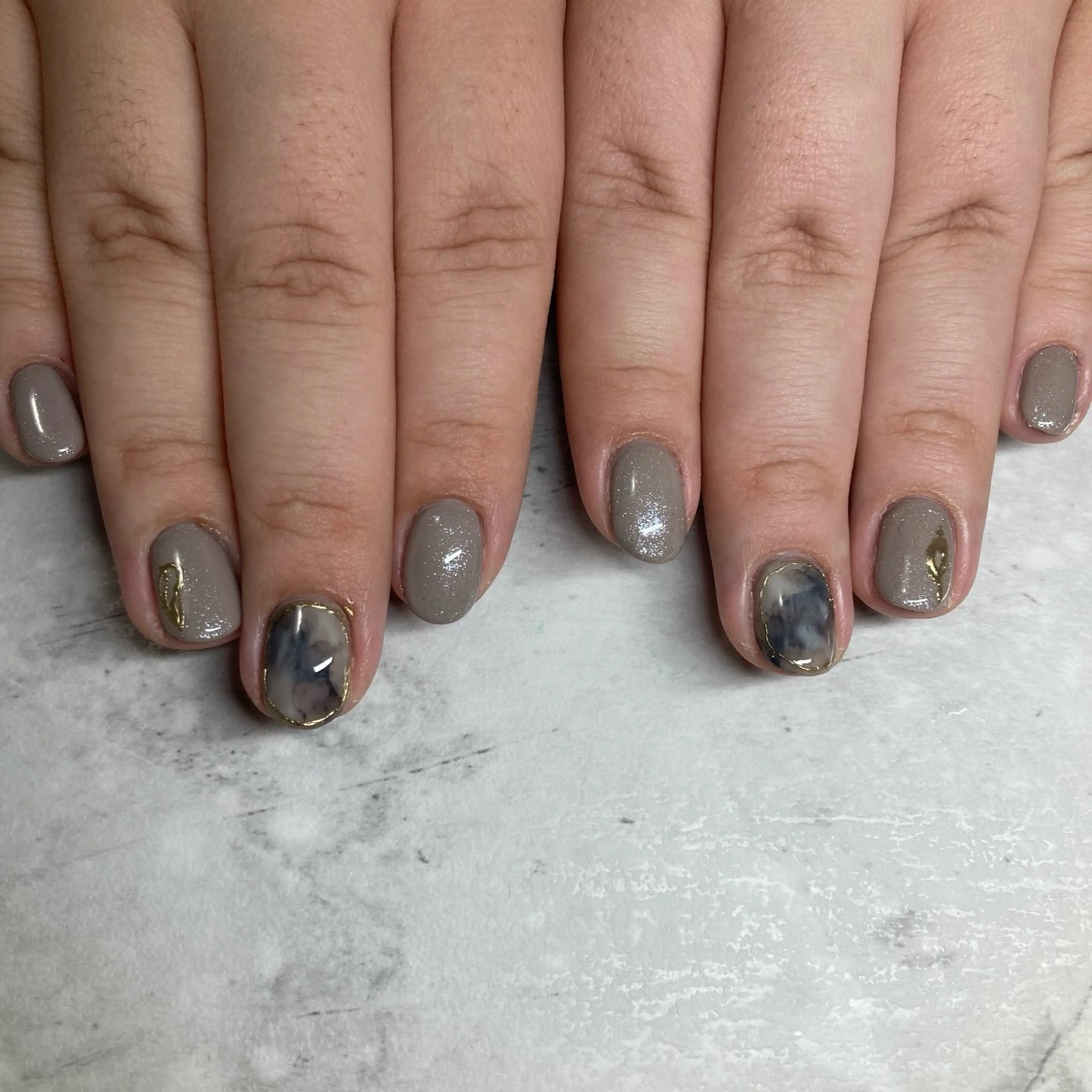 ネイル ニュアンスネイル ハンドネイル ネイルサロン・エフ所属・ネイルサロン.エフ kaoriのネイルデザイン