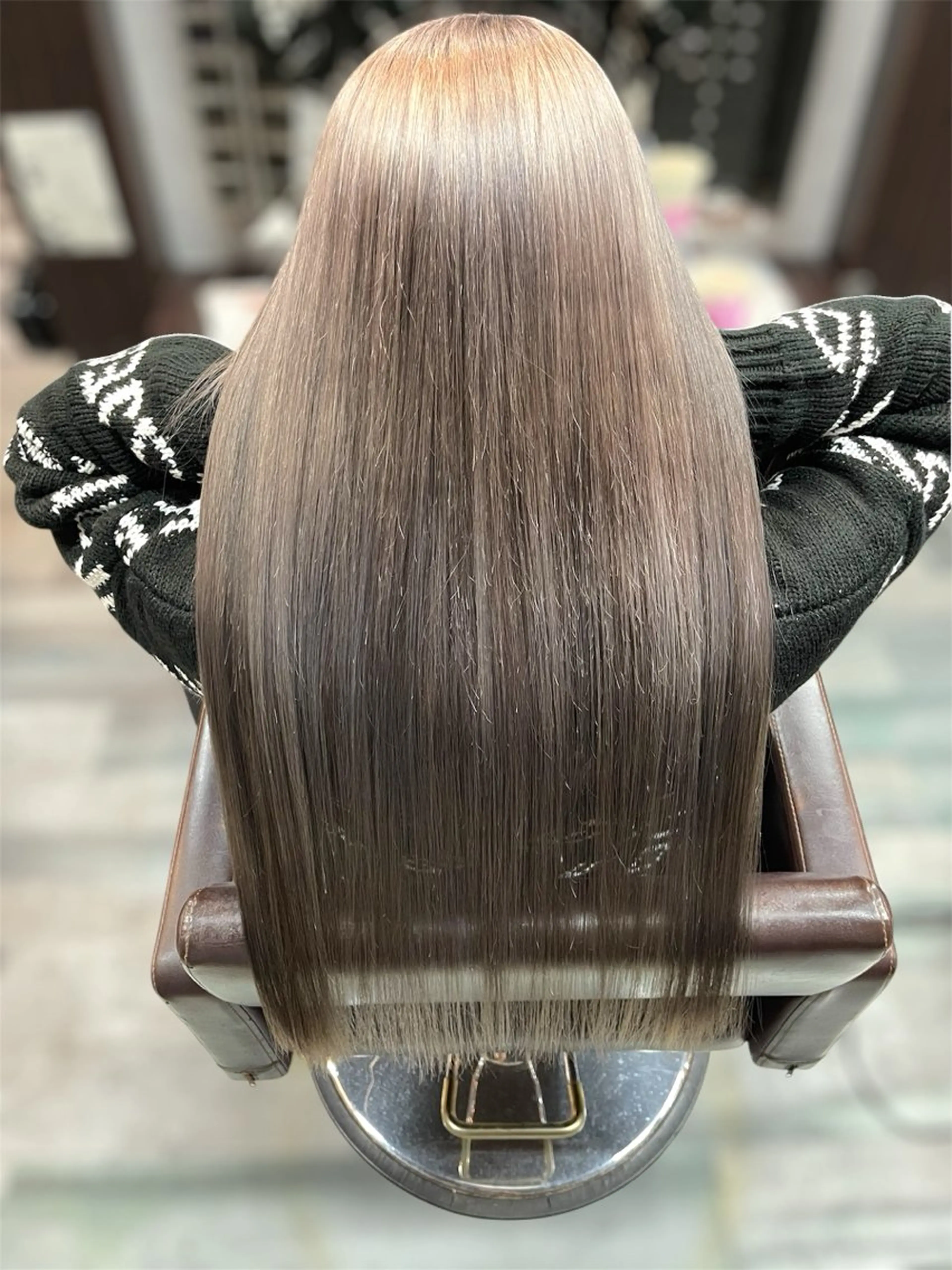 ロング ヘアカラー ヘアセット KIRA スズキ タクヤ／店長のヘアスタイル