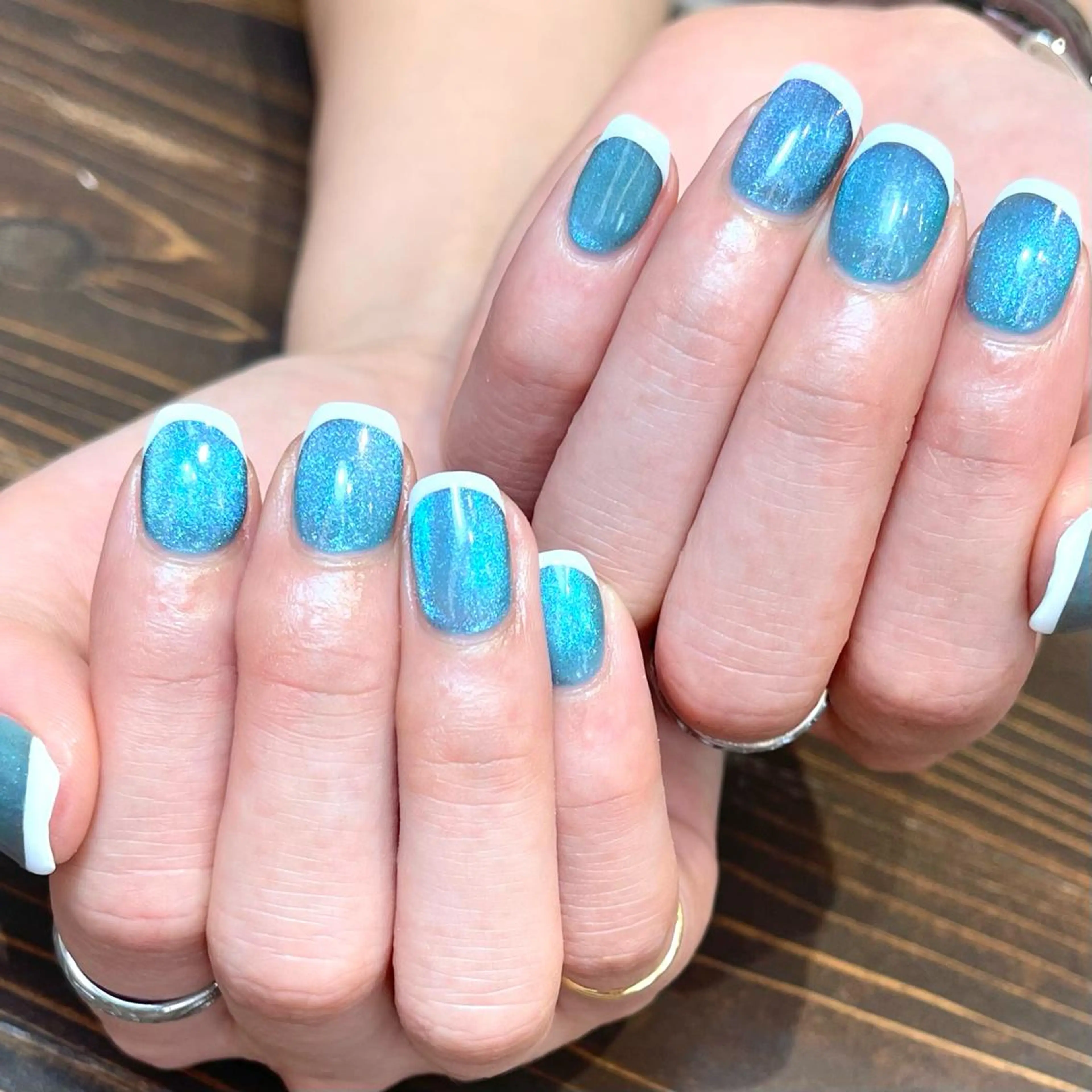 ネイル アートネイル フレンチネイル ジェルネイル マグネットネイル ニュアンスネイル ハンドネイル kinjo yuaのネイルデザイン