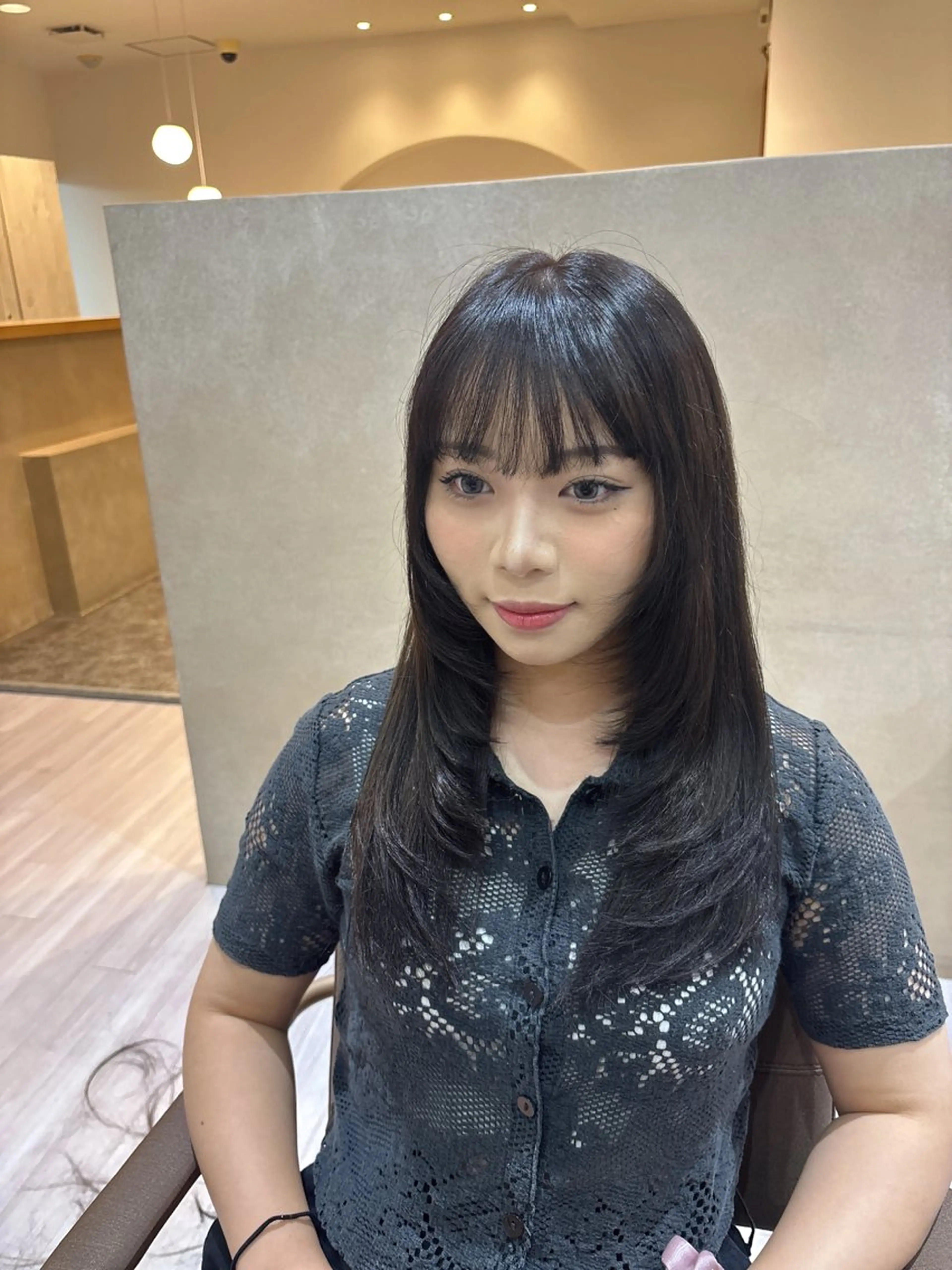 ロング レイヤーカット ヘアーズボウリアン所属・細谷 陽向のヘアスタイル