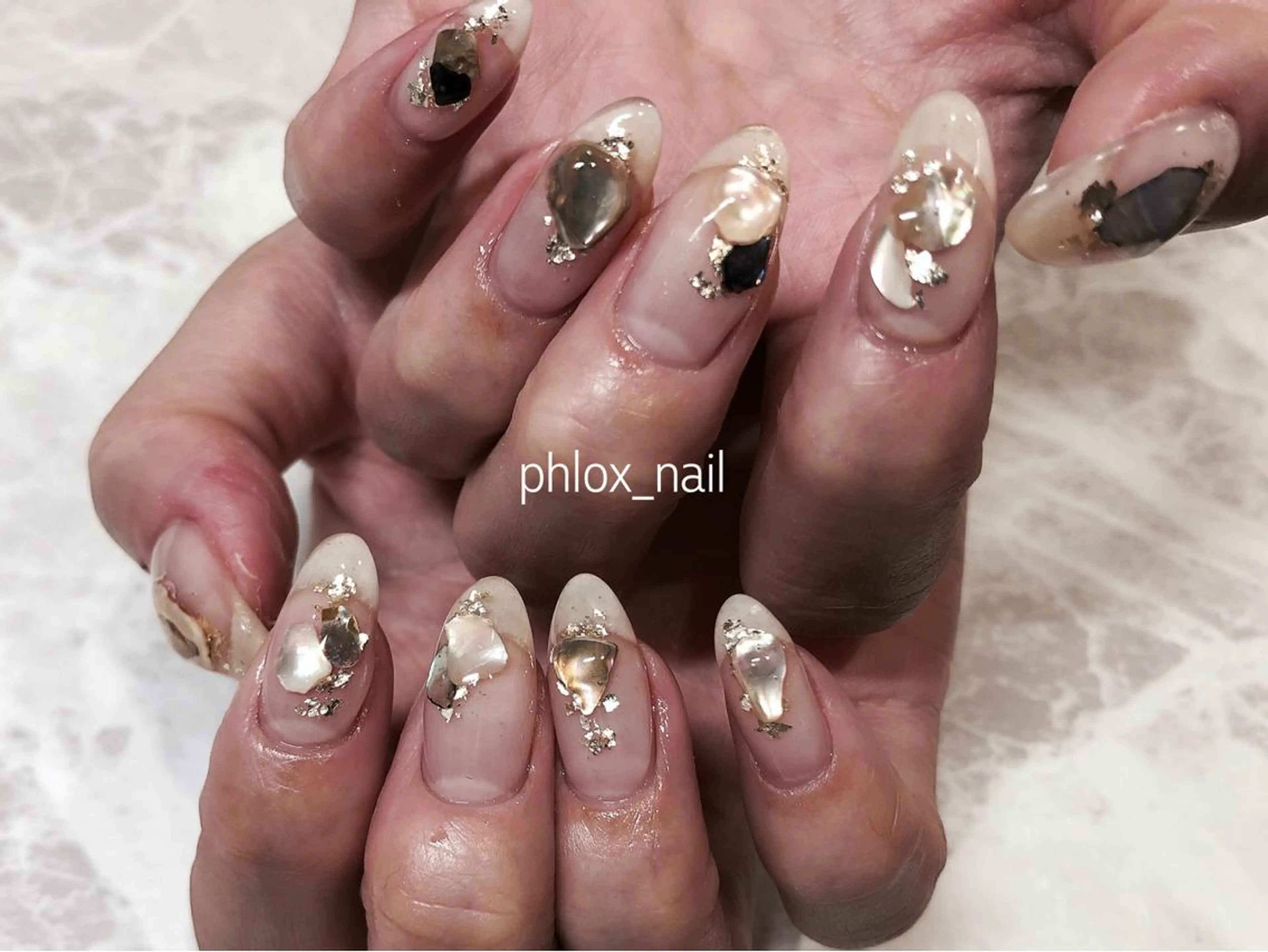 ネイル s/w ＿shokoのネイルデザイン