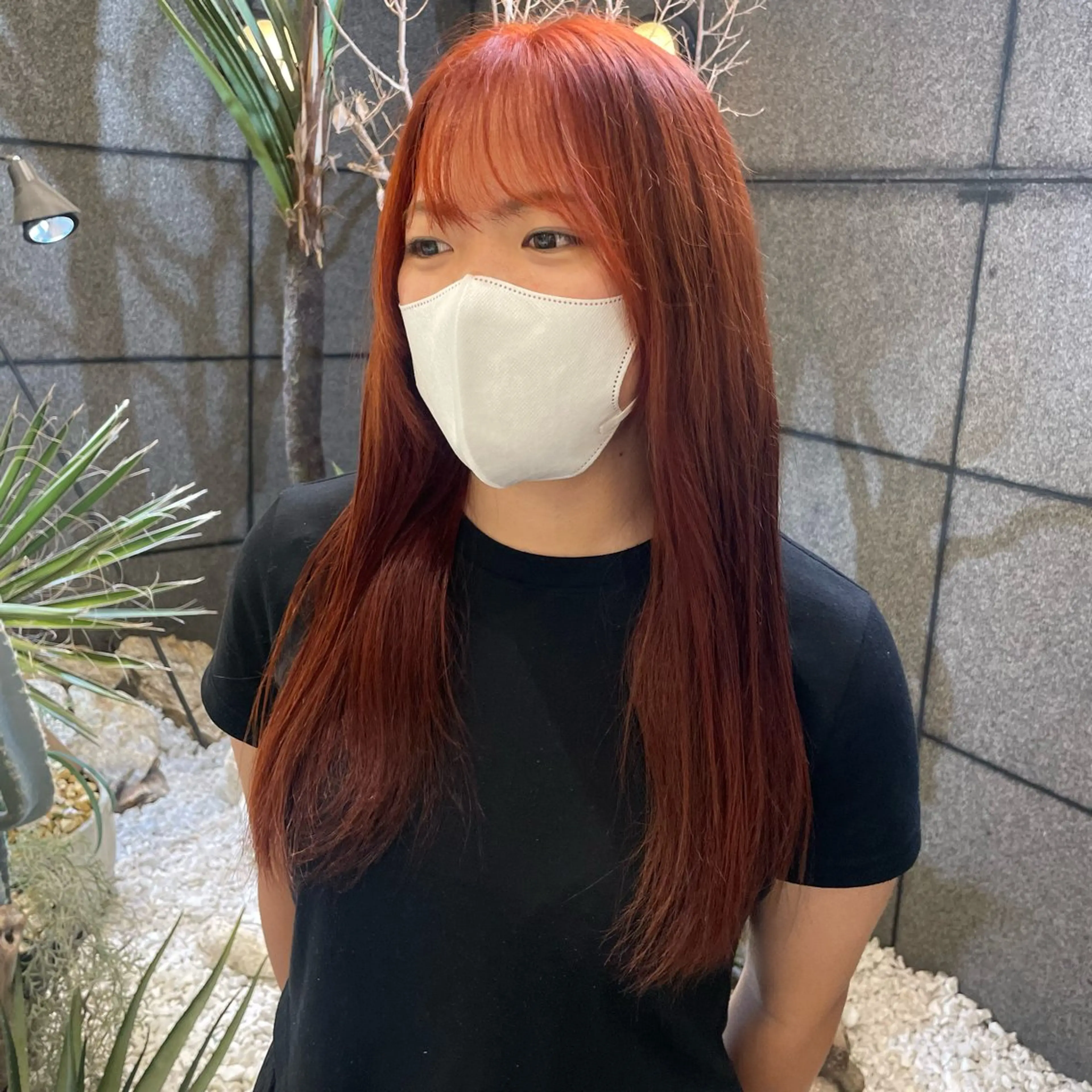 カラー 透明感カラー/ 縮毛矯正/ユイ☆彡のヘアスタイル