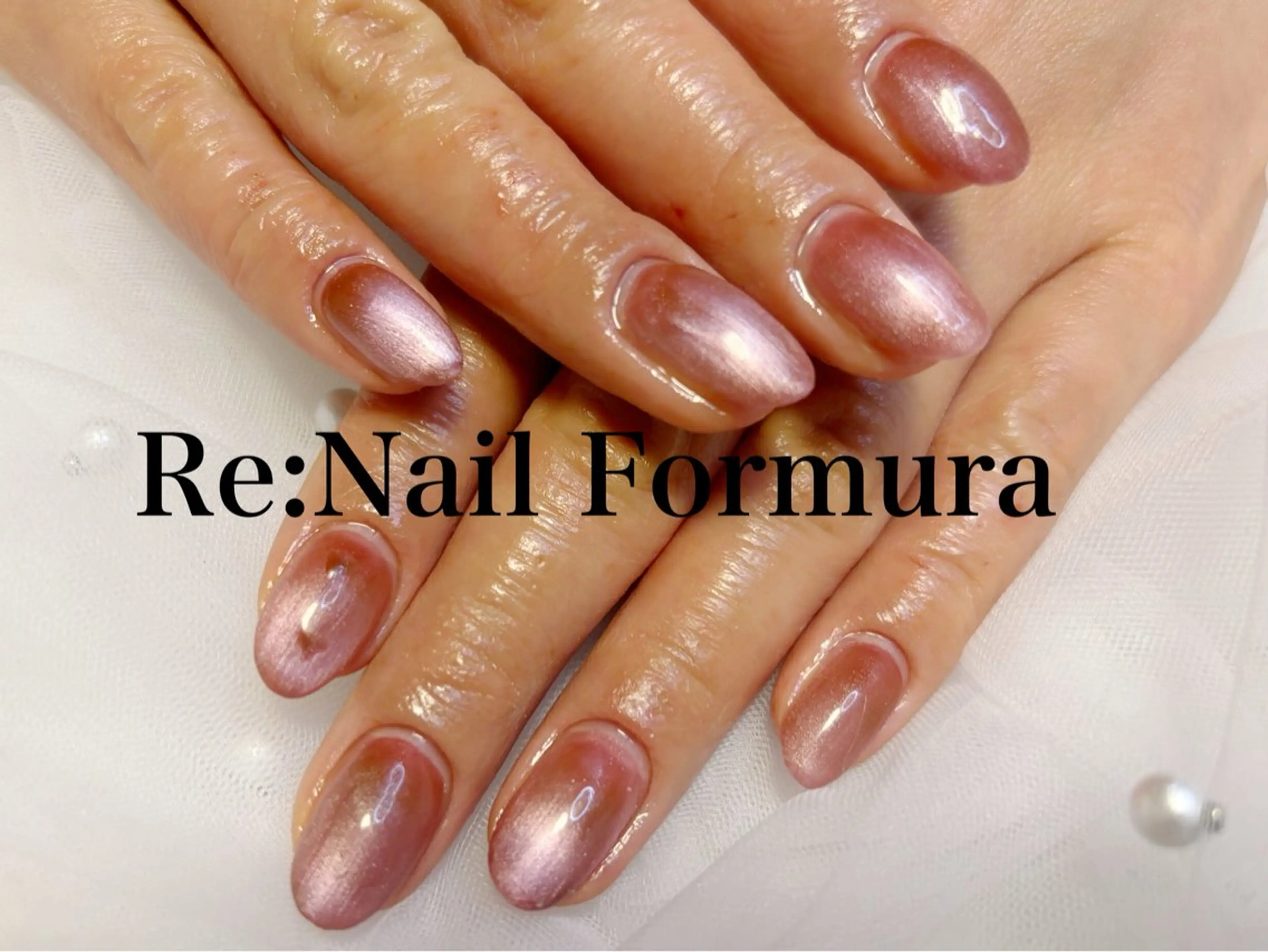 ミディアム ハンドネイル Re:Nail Formula所属・kido chieのネイルデザイン