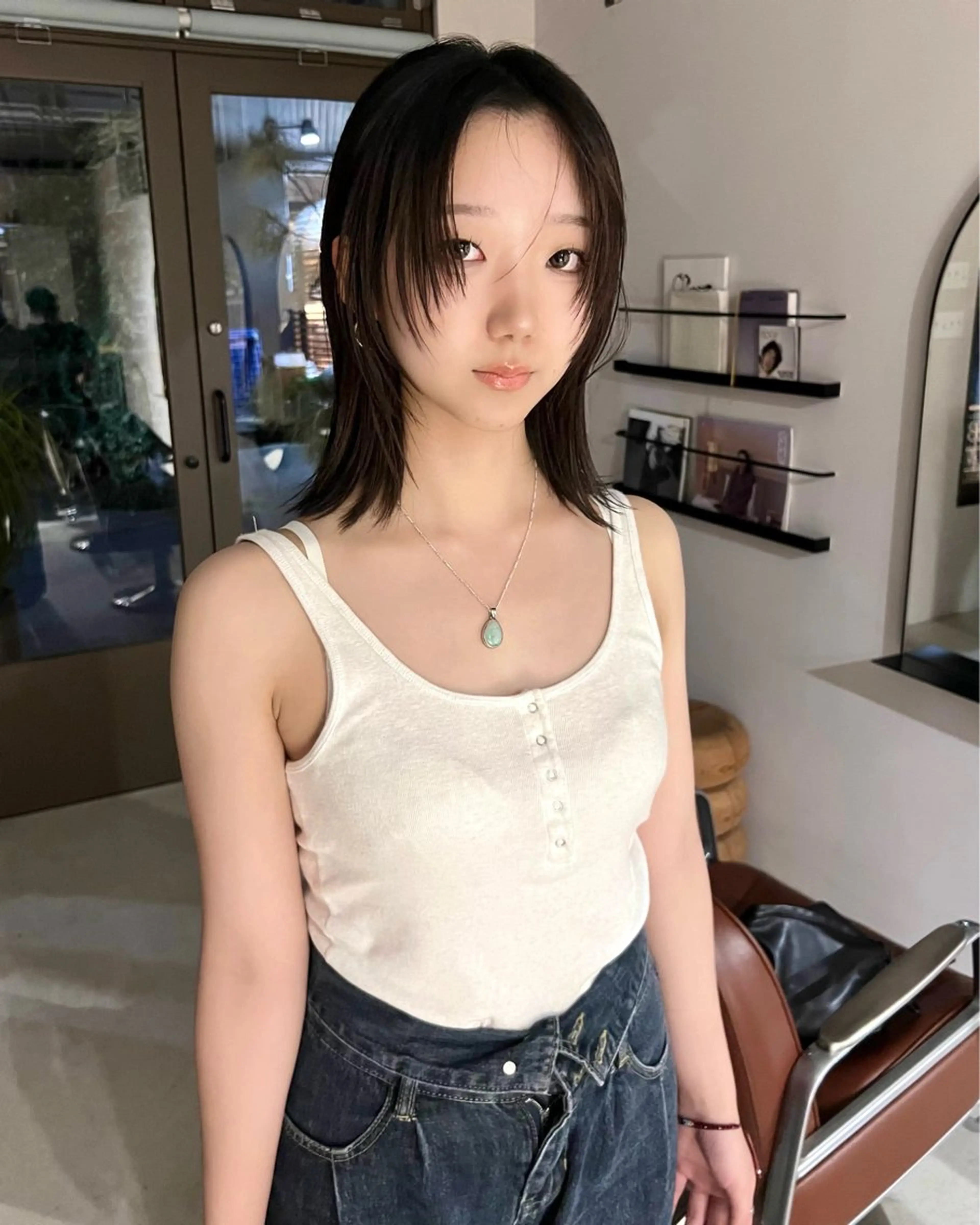 セミロング レイヤーカット 丹治 一輝ボブ/ショートのヘアスタイル