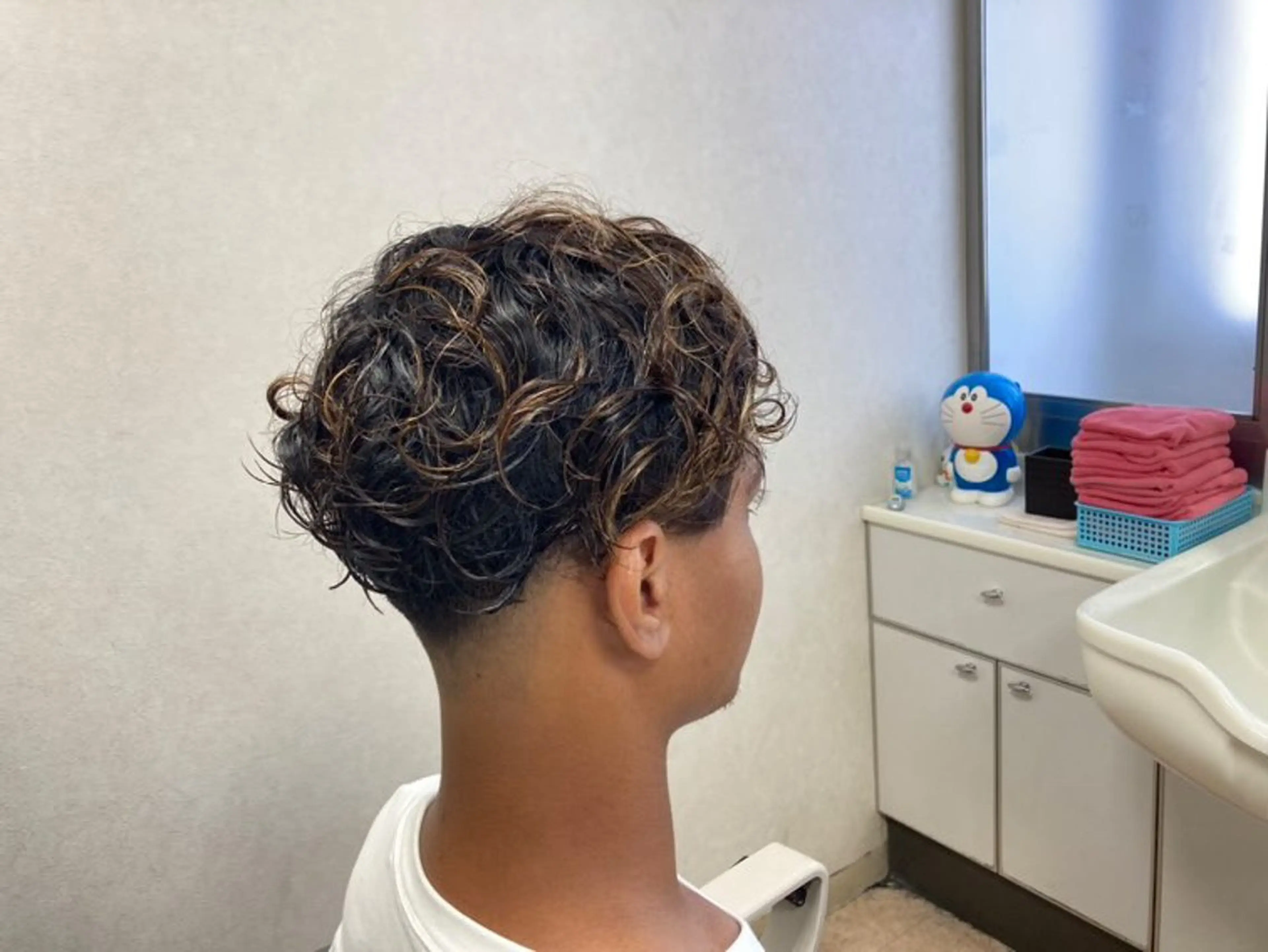 スキンフェードの写真