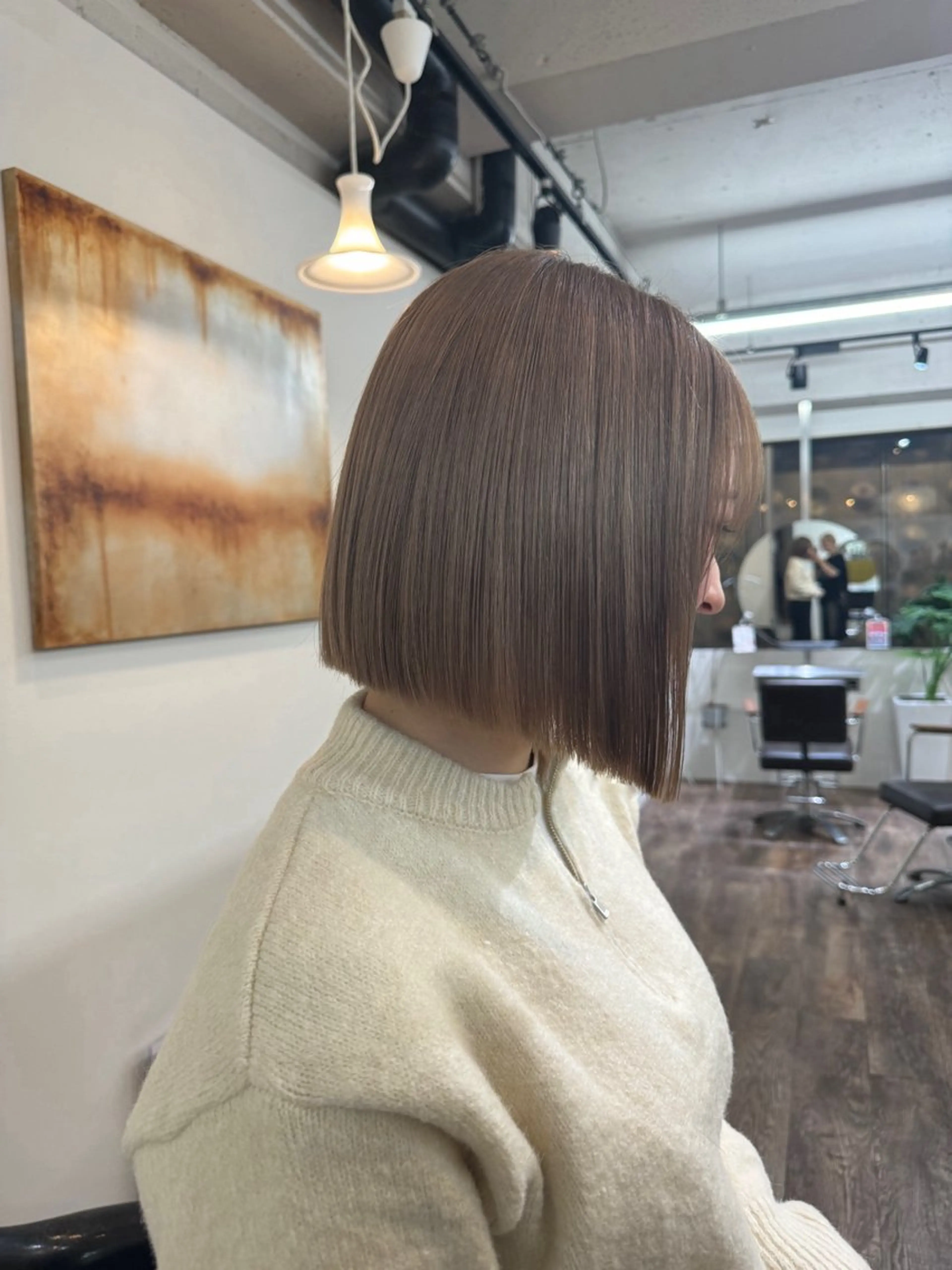 ミディアム カラー 赤み無し柔らかカラー 【梅田】madokaのヘアスタイル