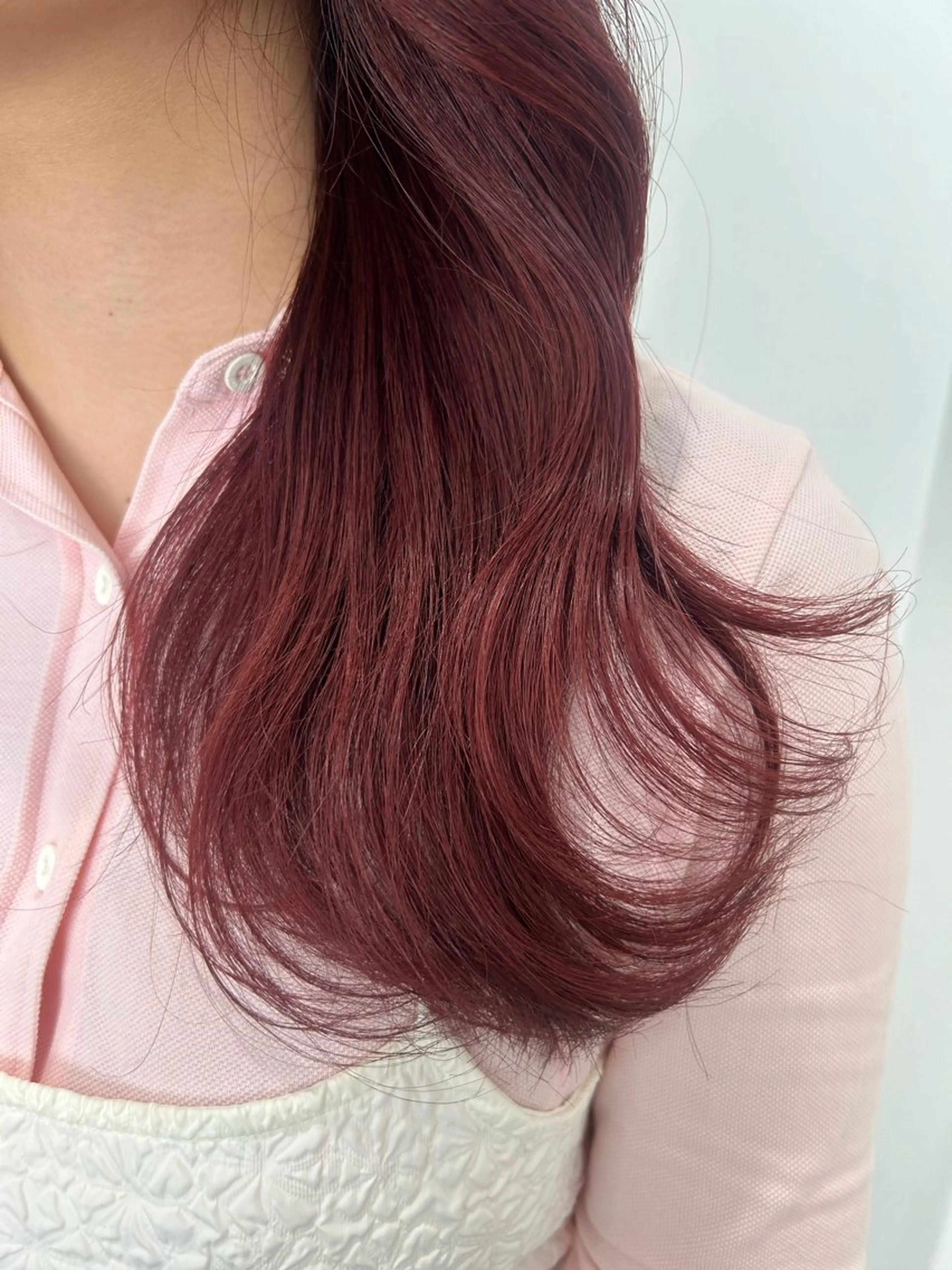 ロング カラー 愛結 暖色カラー🎀🩰のヘアスタイル