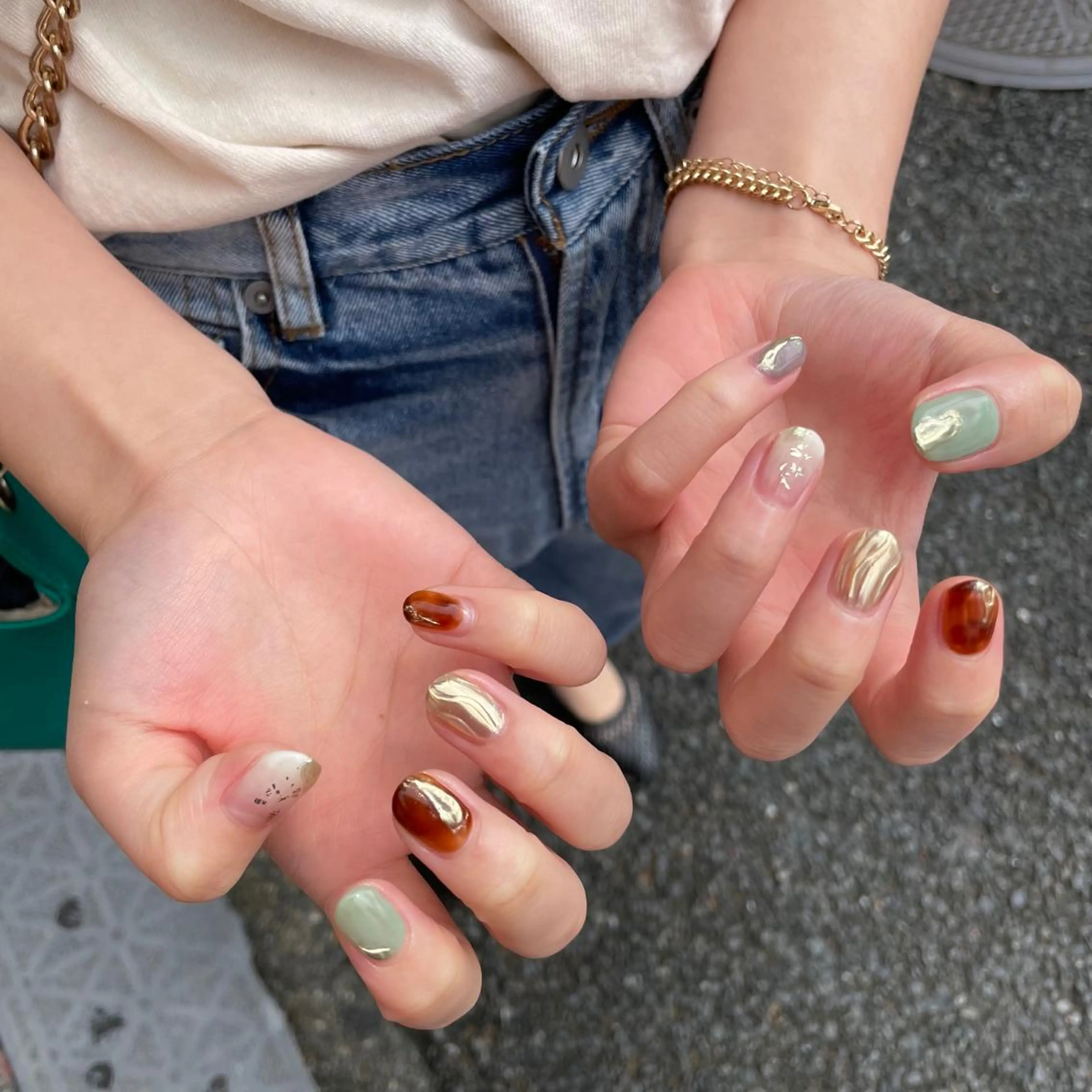 ネイル ハンドネイル ﾔｽﾀﾞ ﾐﾅのネイルデザイン