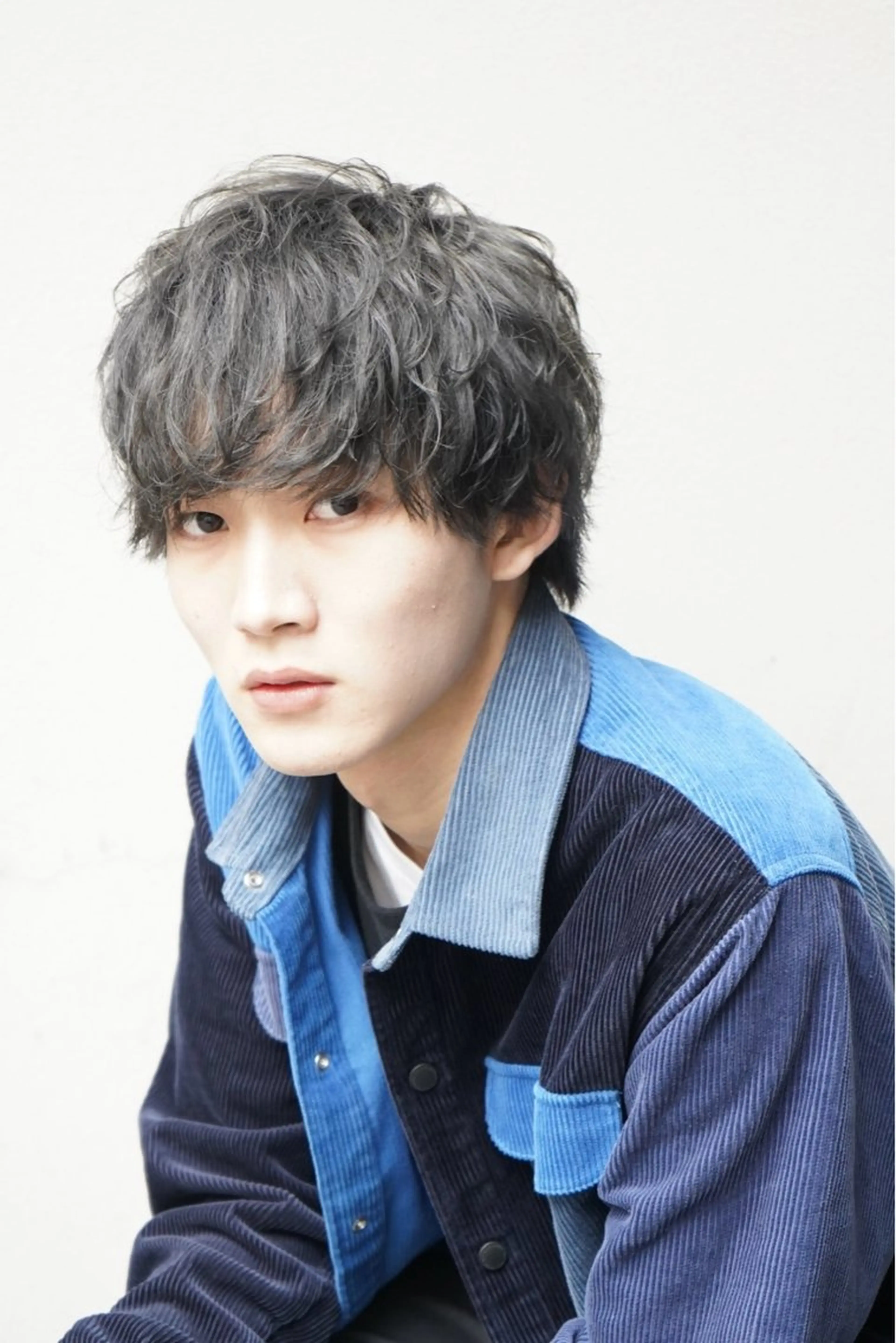 ミディアム カラー メンズ メンズブリーチ メンズウルフカット ブリーチ ウルフカット カット ヘアカラー ヘアセット ショートヘア🔥メン ズ特化パーマ/そめやのヘアスタイル