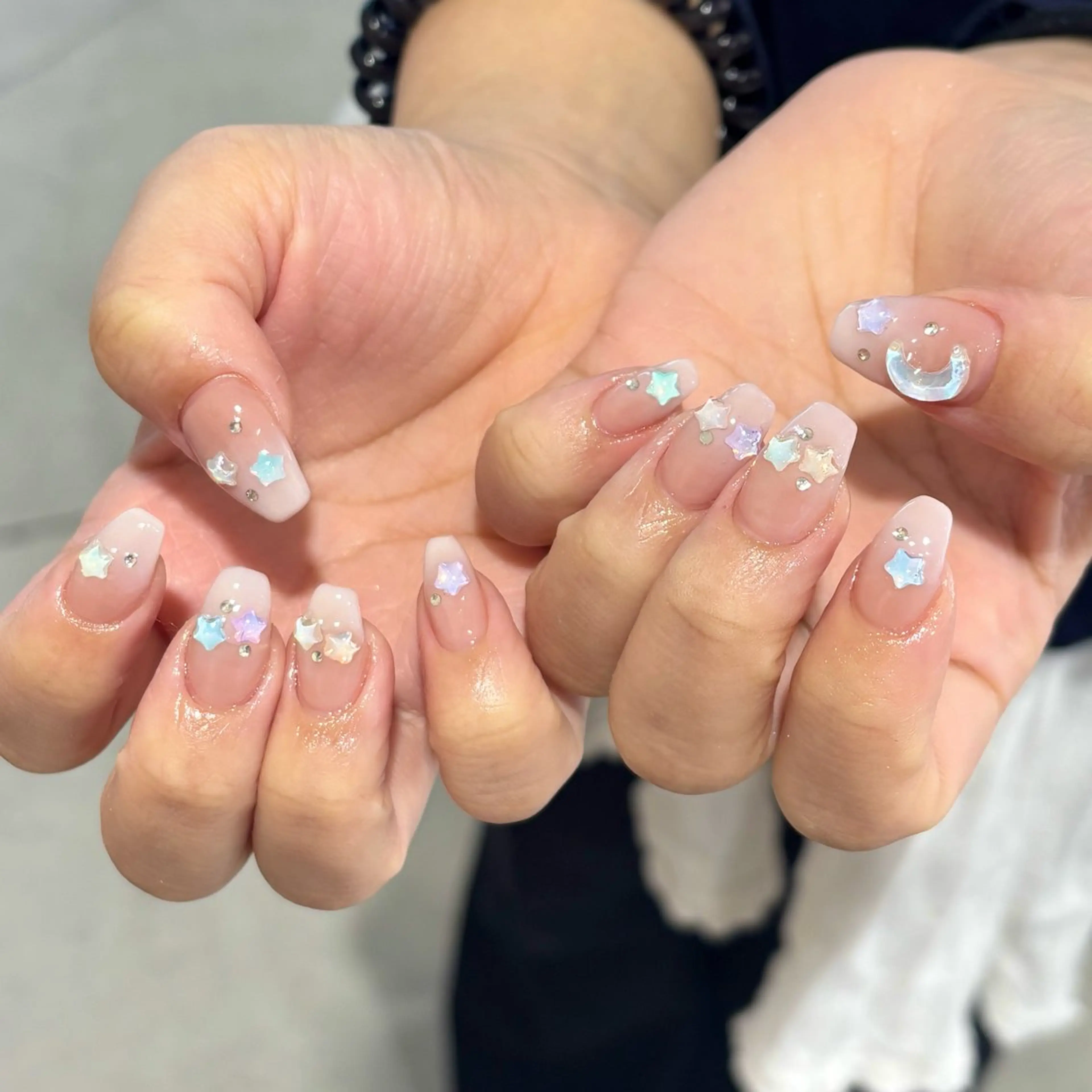 ネイル キラキラネイル 持ち込み パステルネイル モデル様募集中♡ Kokomi🍮のネイルデザイン