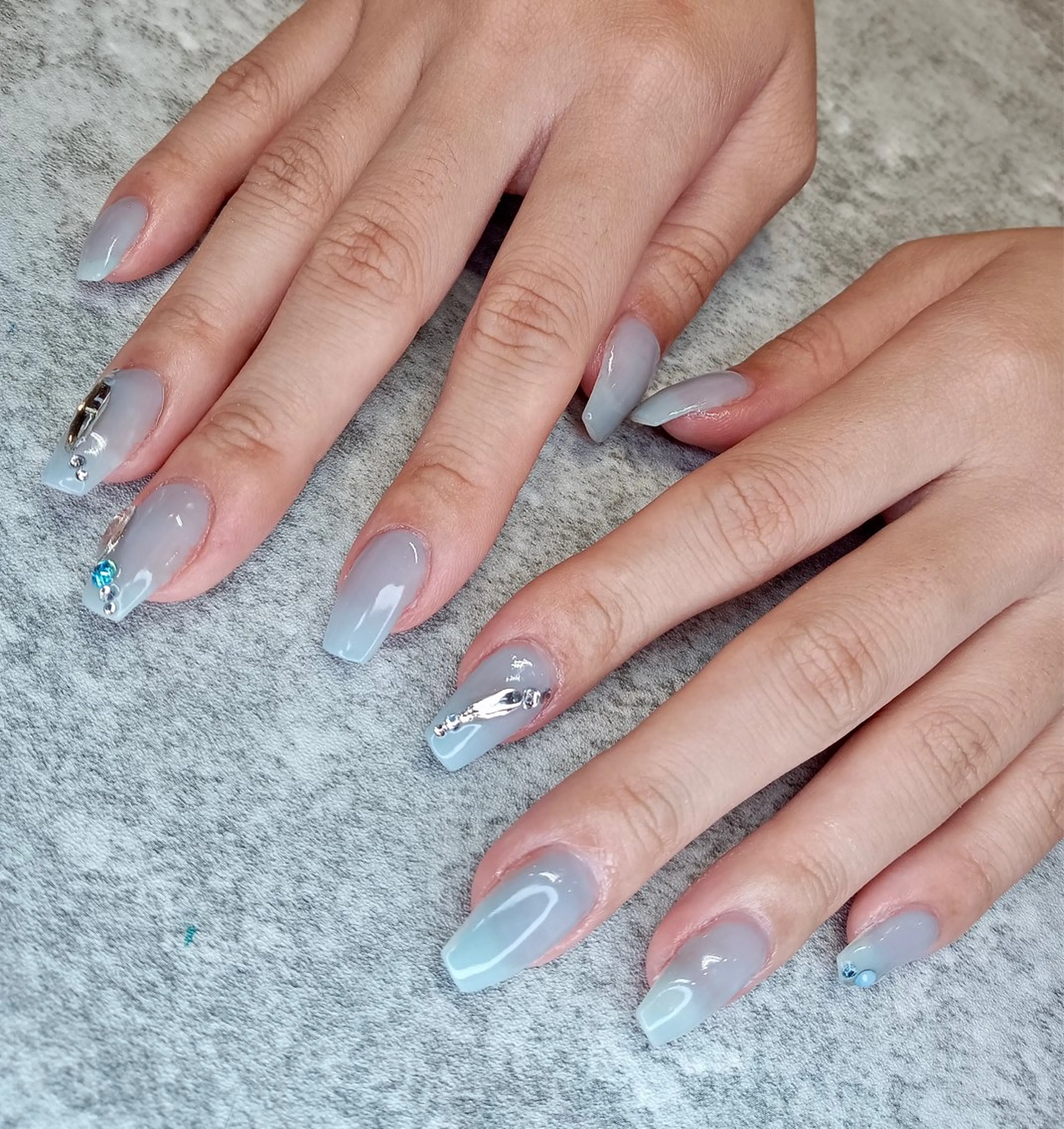 ネイル ブルー nail salon INFINITY所属・nail salon INFINITYのネイルデザイン