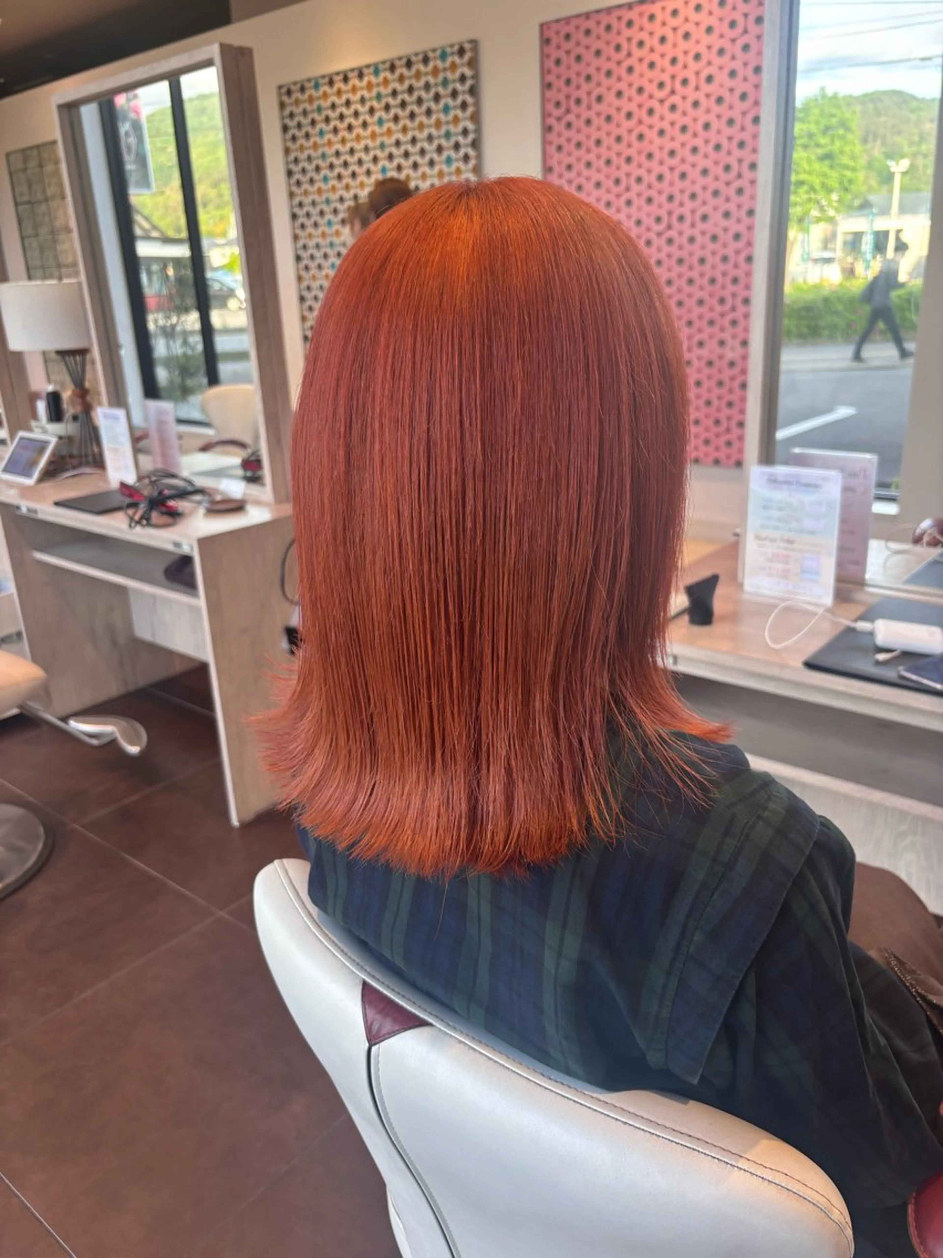 カラー オレンジ ヘアカラー 🌷艶髪カラー  / メイ🪄︎︎✨のヘアスタイル