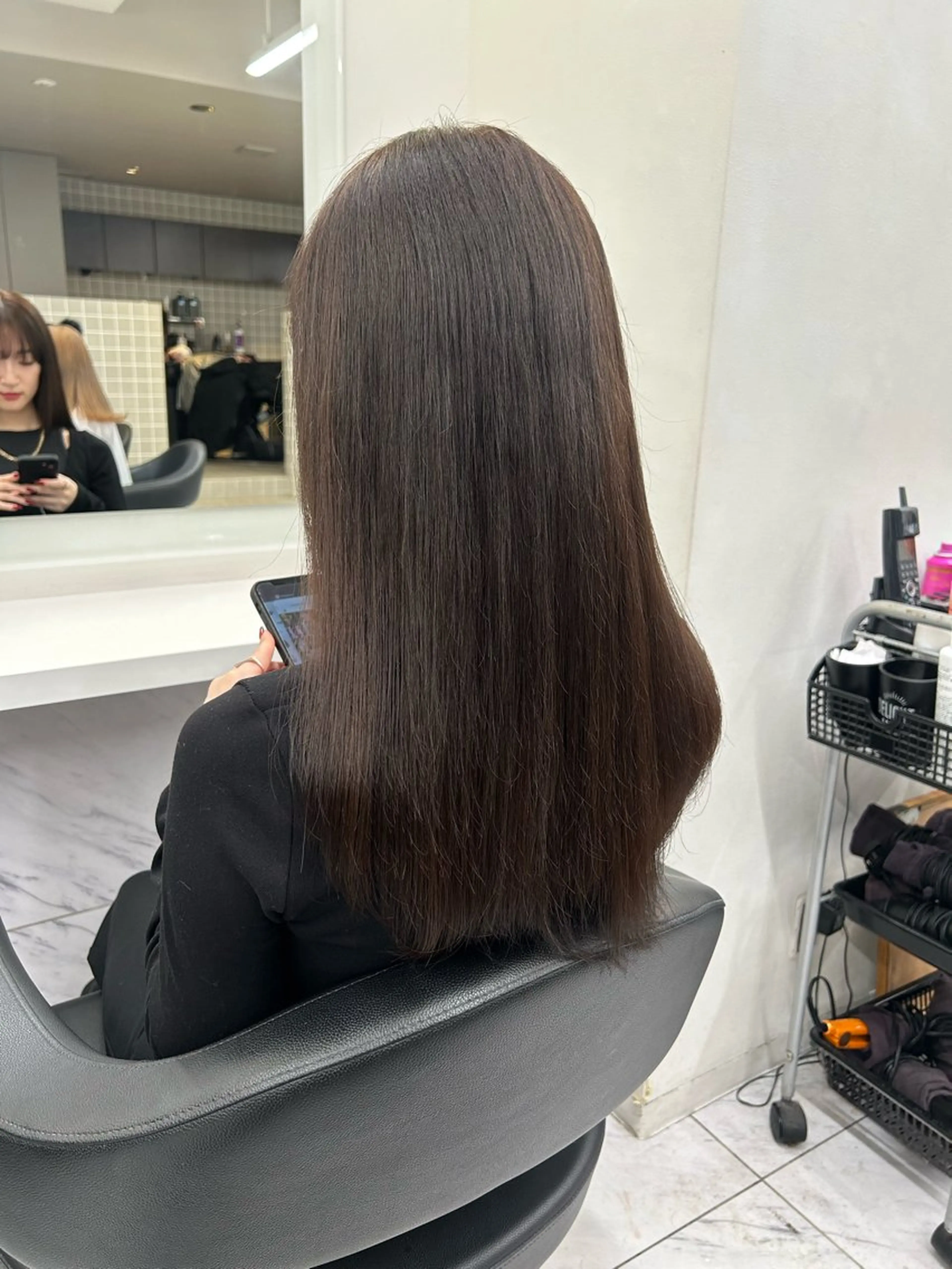 カラー 透明感ベージュ🤎 ナチュラルレイヤーのヘアスタイル