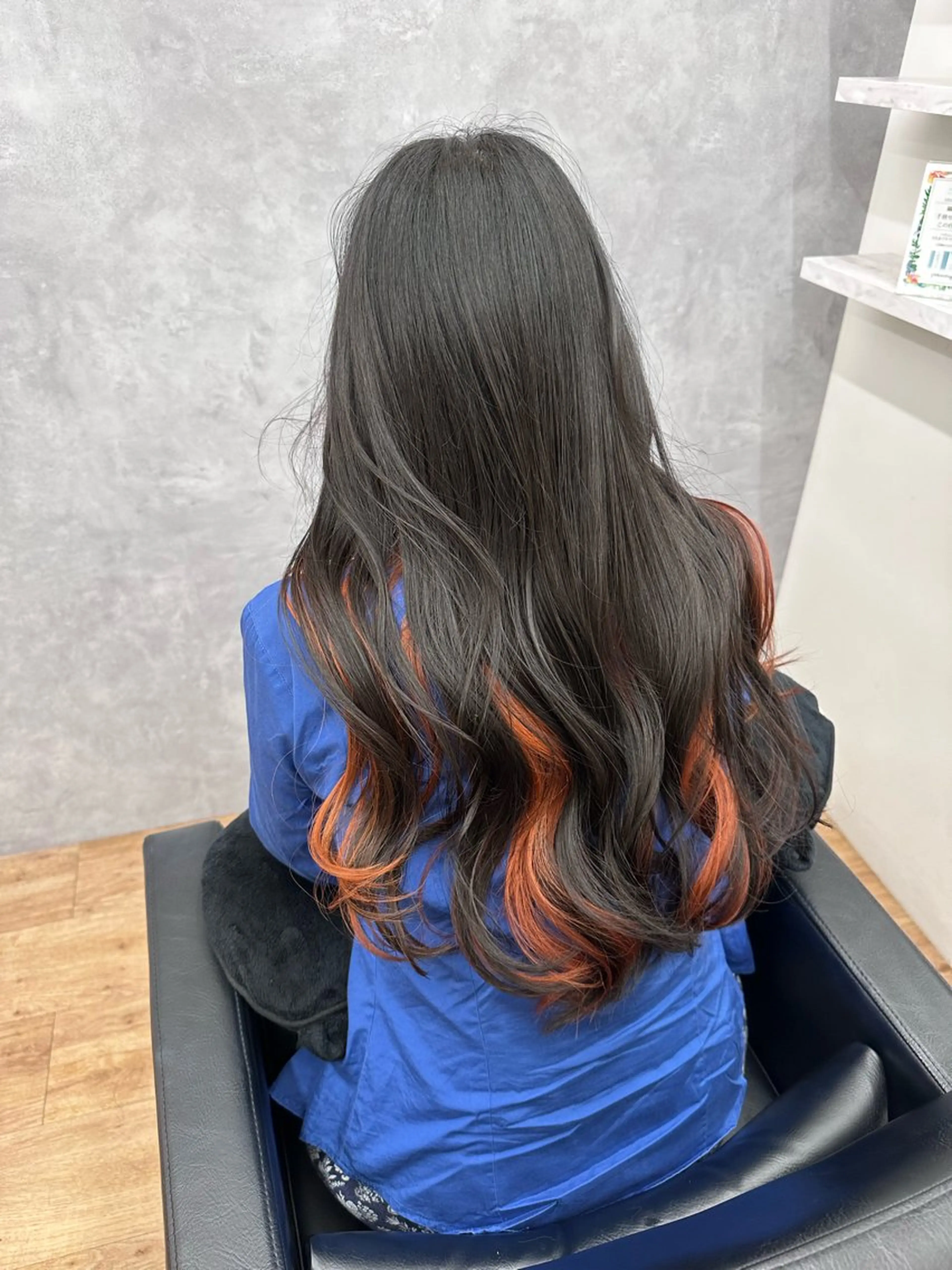 ロング 韓国ヘア/ワンホン ちひろのヘアスタイル