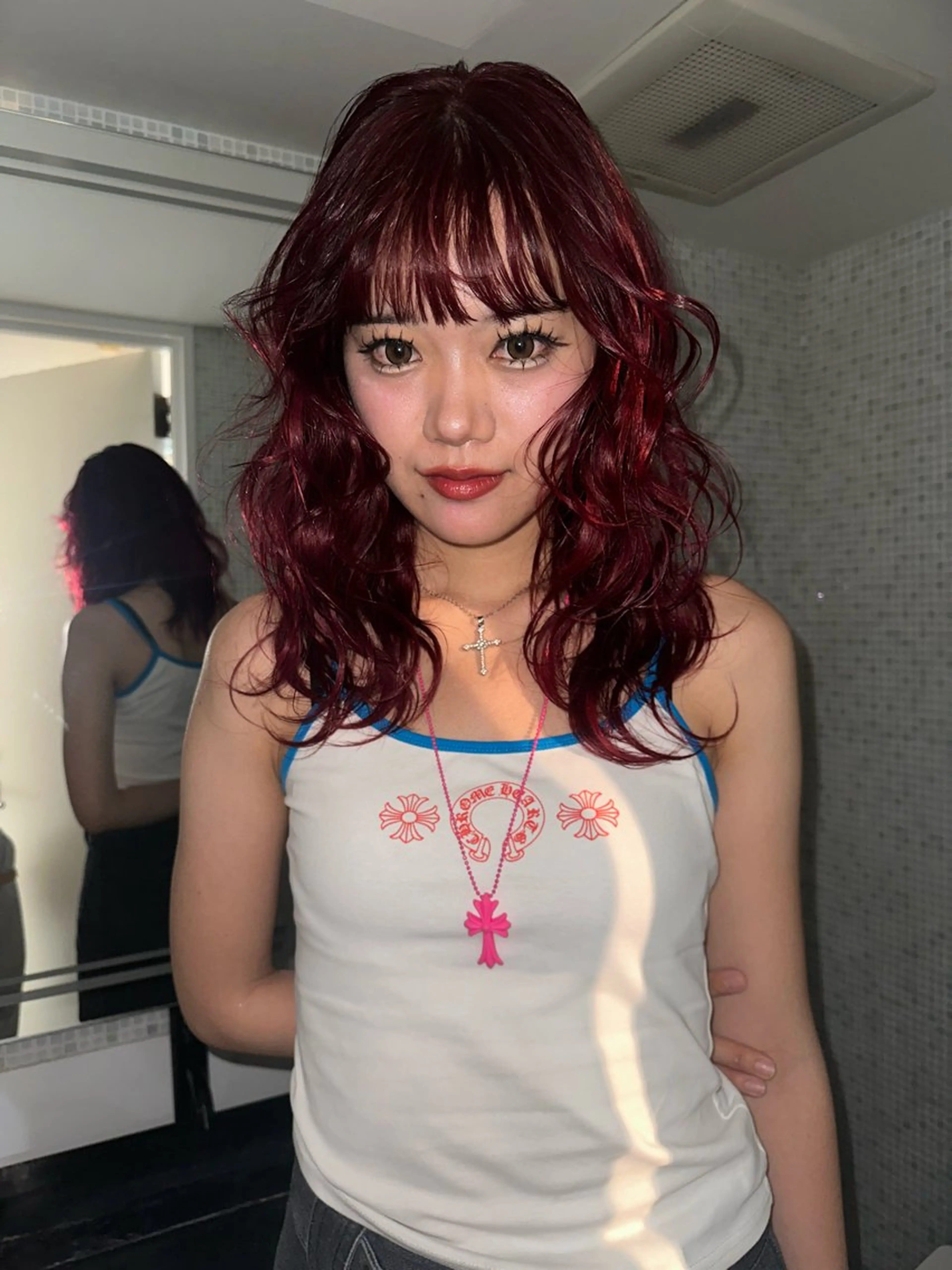 ロング カラー ヘアアレンジ ヘアカラー トリートメント ヘアセット MIYU/ニュアンス /艶カラーのヘアスタイル