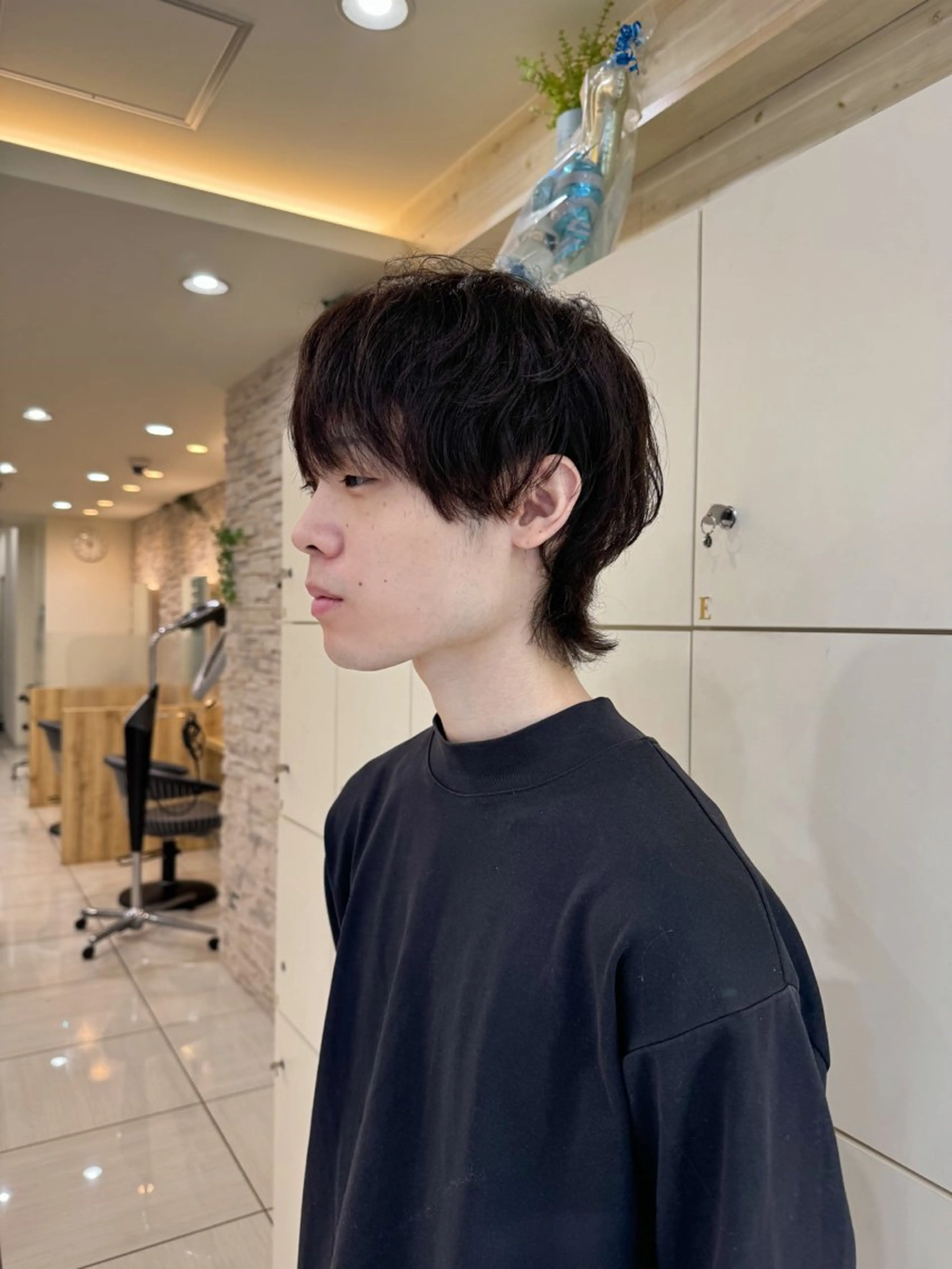 ショート カラー メンズ マッシュウルフ マッシュ メンズウルフカット ウルフカット カット ヘアカラー トリートメント Seeknext // Rukaのヘアスタイル