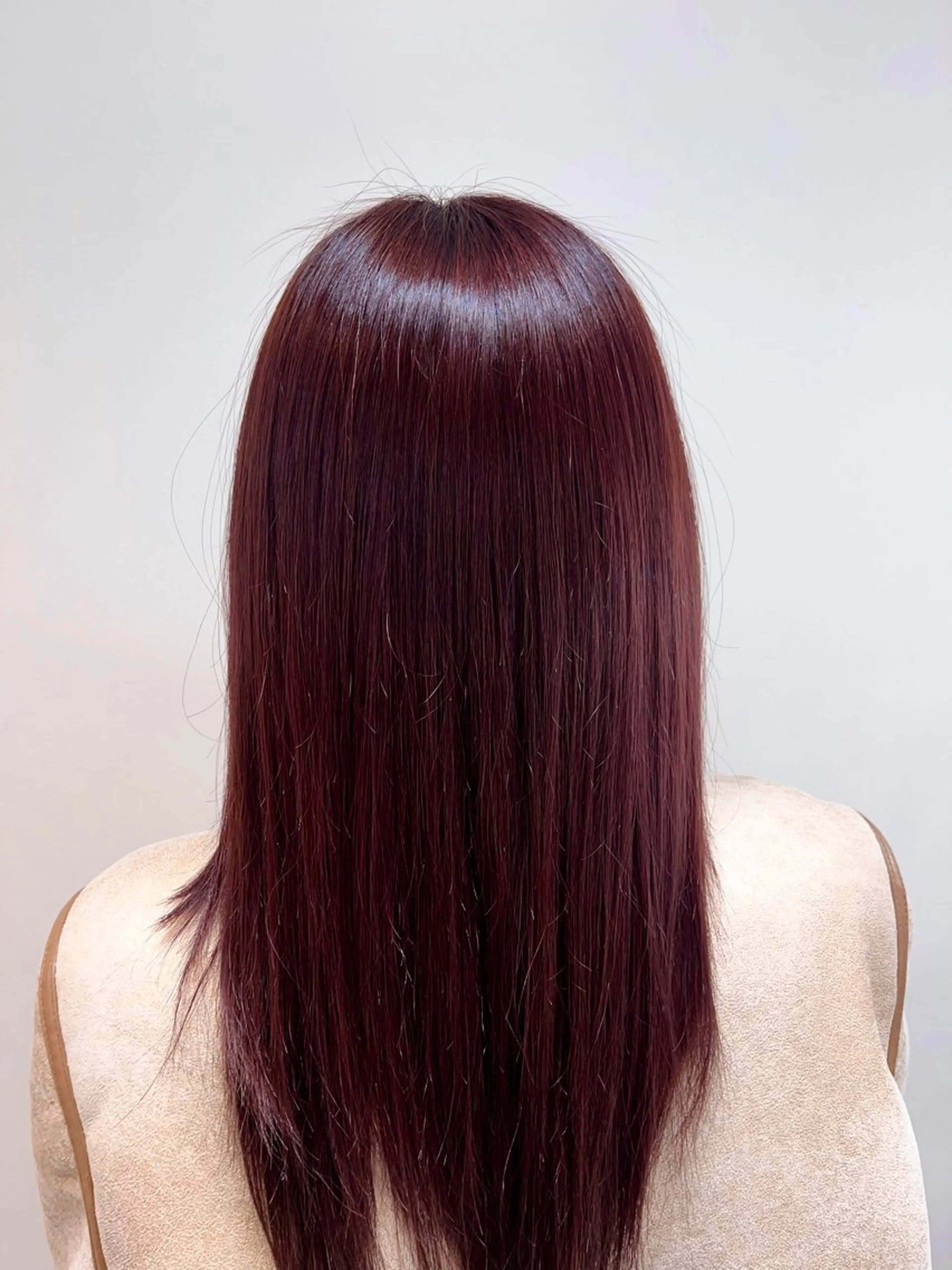 ロング ヘアカラー トリートメント 🎀縮毛矯正/カラー モデル募集ハルナ🎀のヘアスタイル