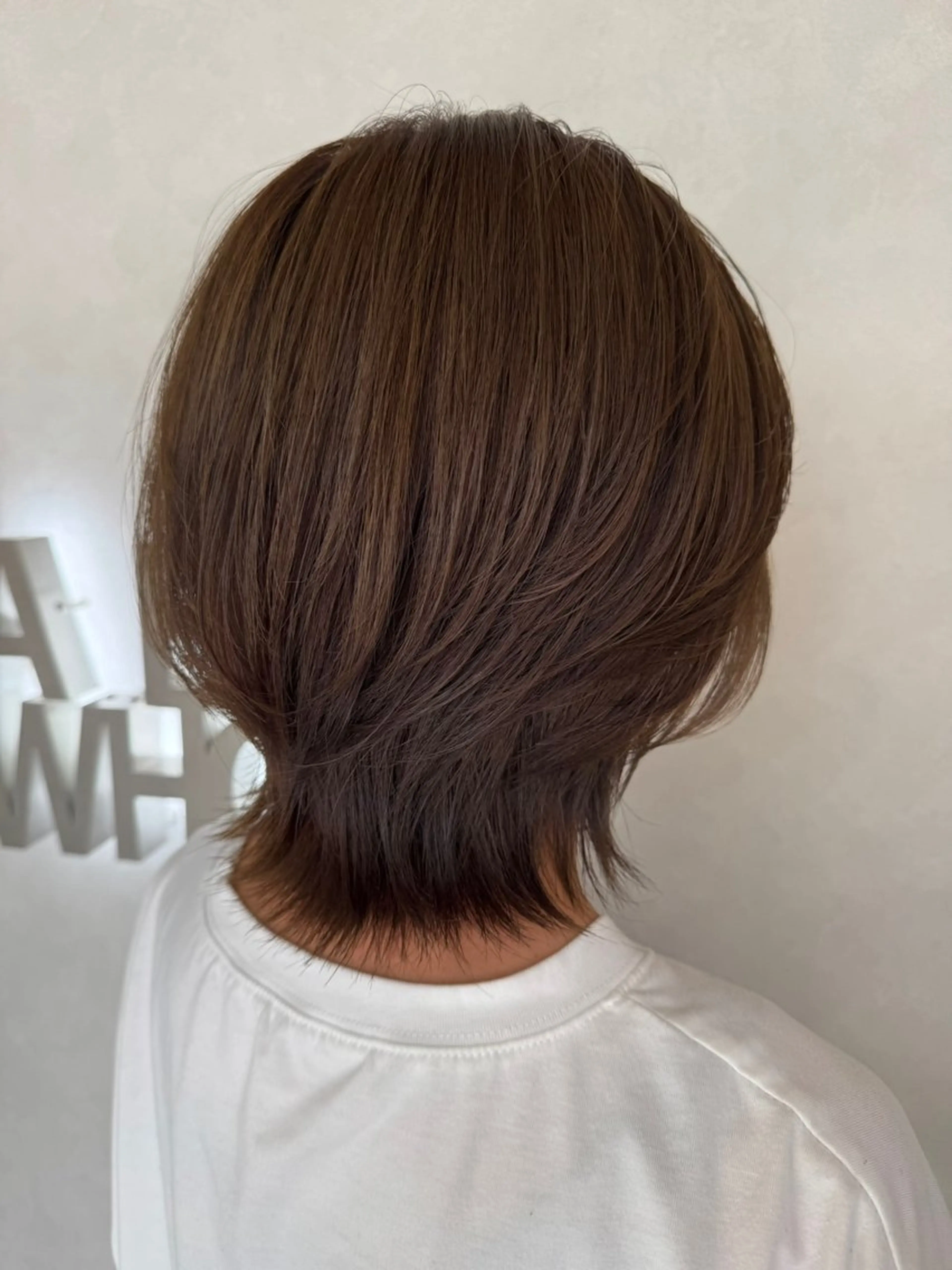 ショート くびれヘア 伸ばしかけ ショートヘア 辻 泰之のヘアスタイル