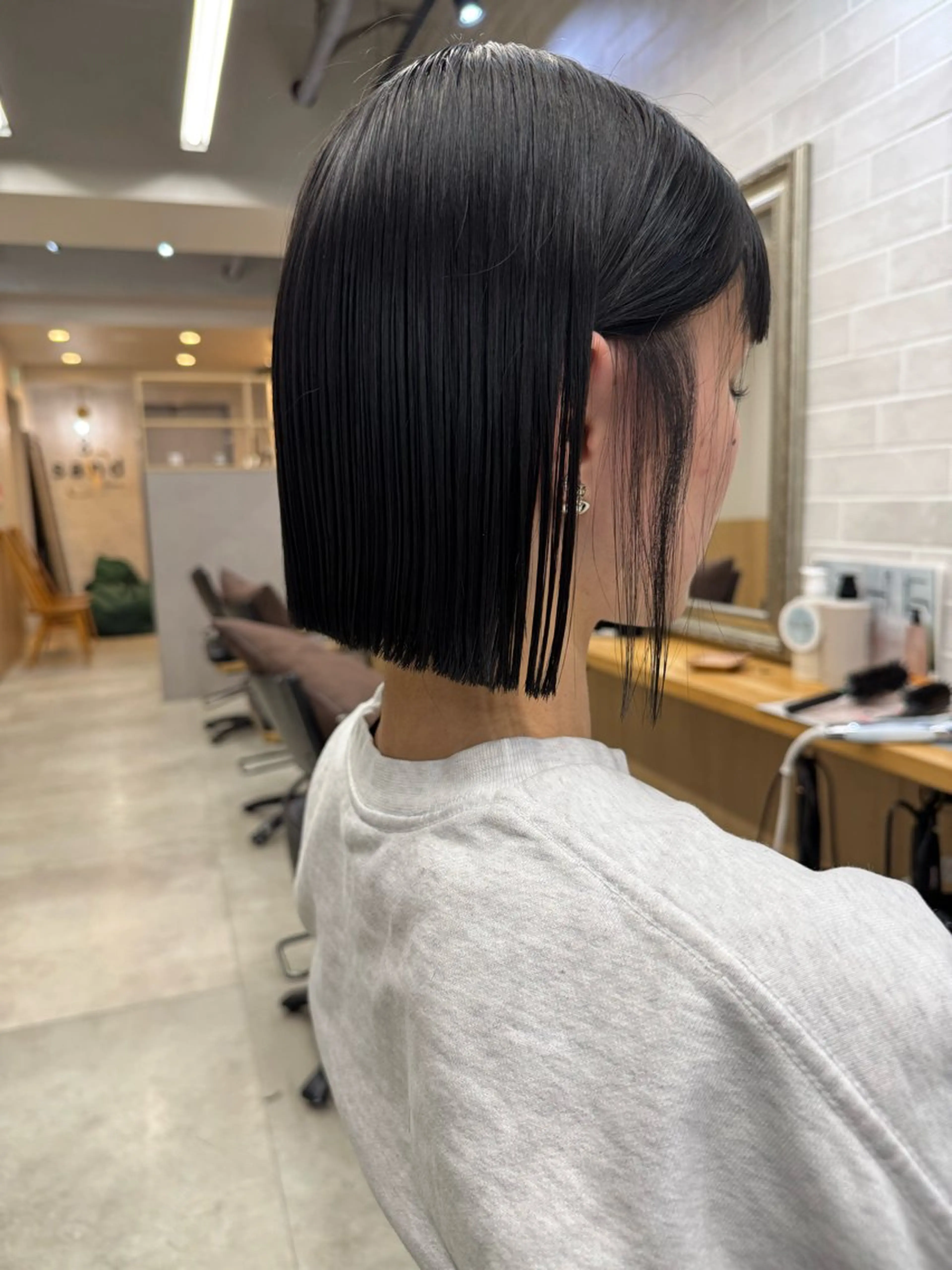 ショート ボブ 透明感カラー 🎀まりねのヘアスタイル