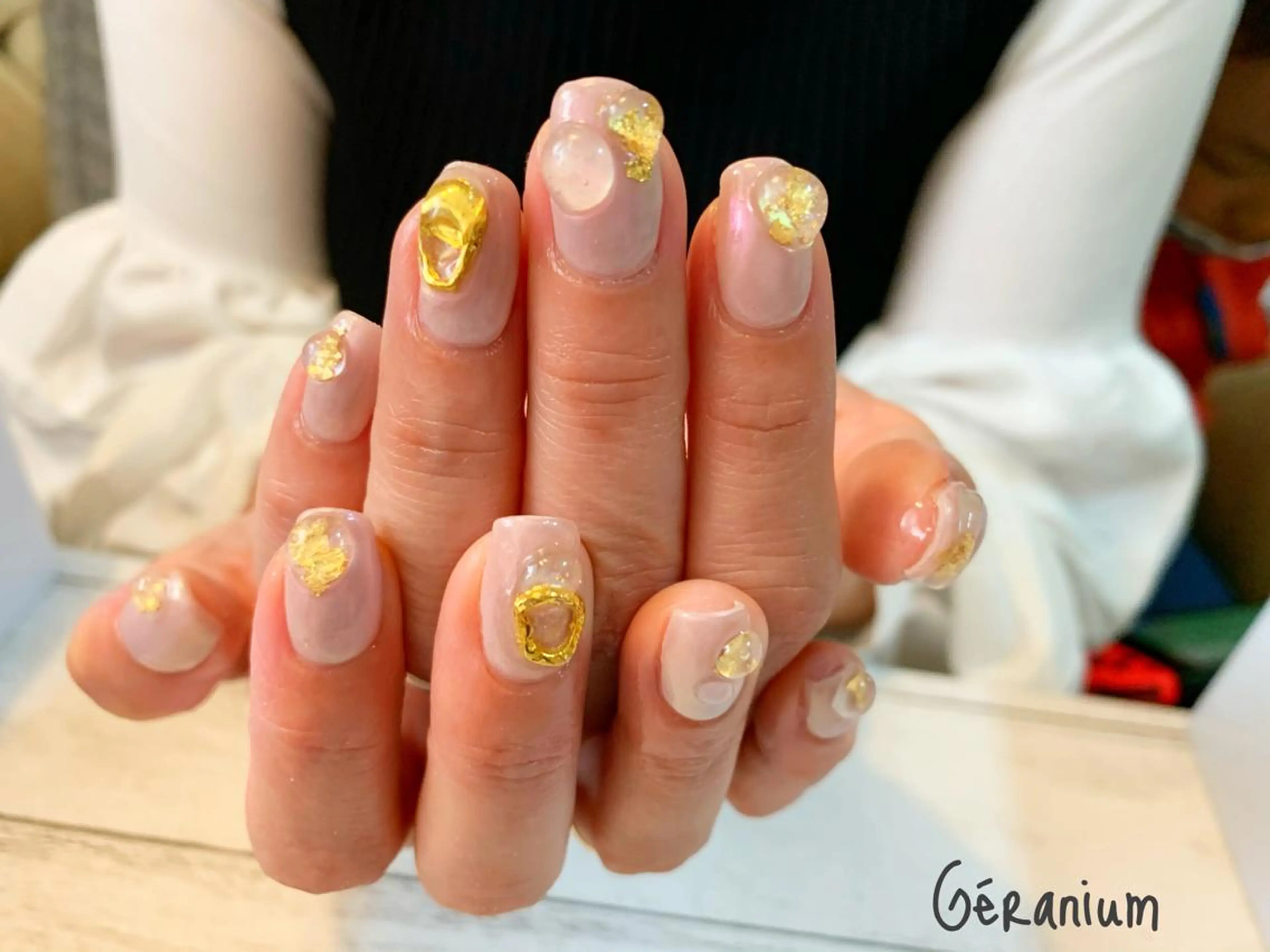 ネイル ハンドネイル GéRanium Harukaのネイルデザイン