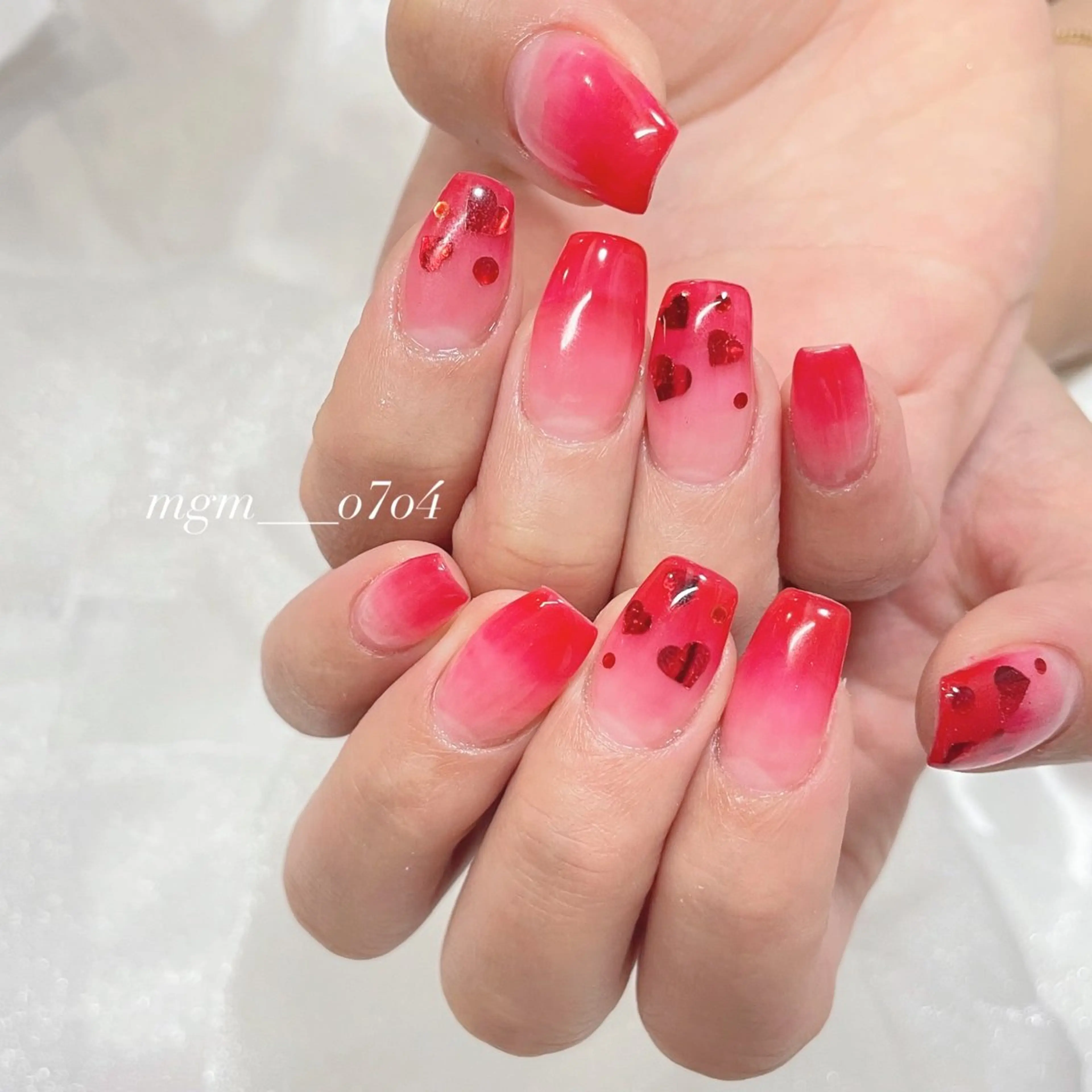 ネイル ハンドネイル ハンドケア MoON...❤︎ MeGuのネイルデザイン