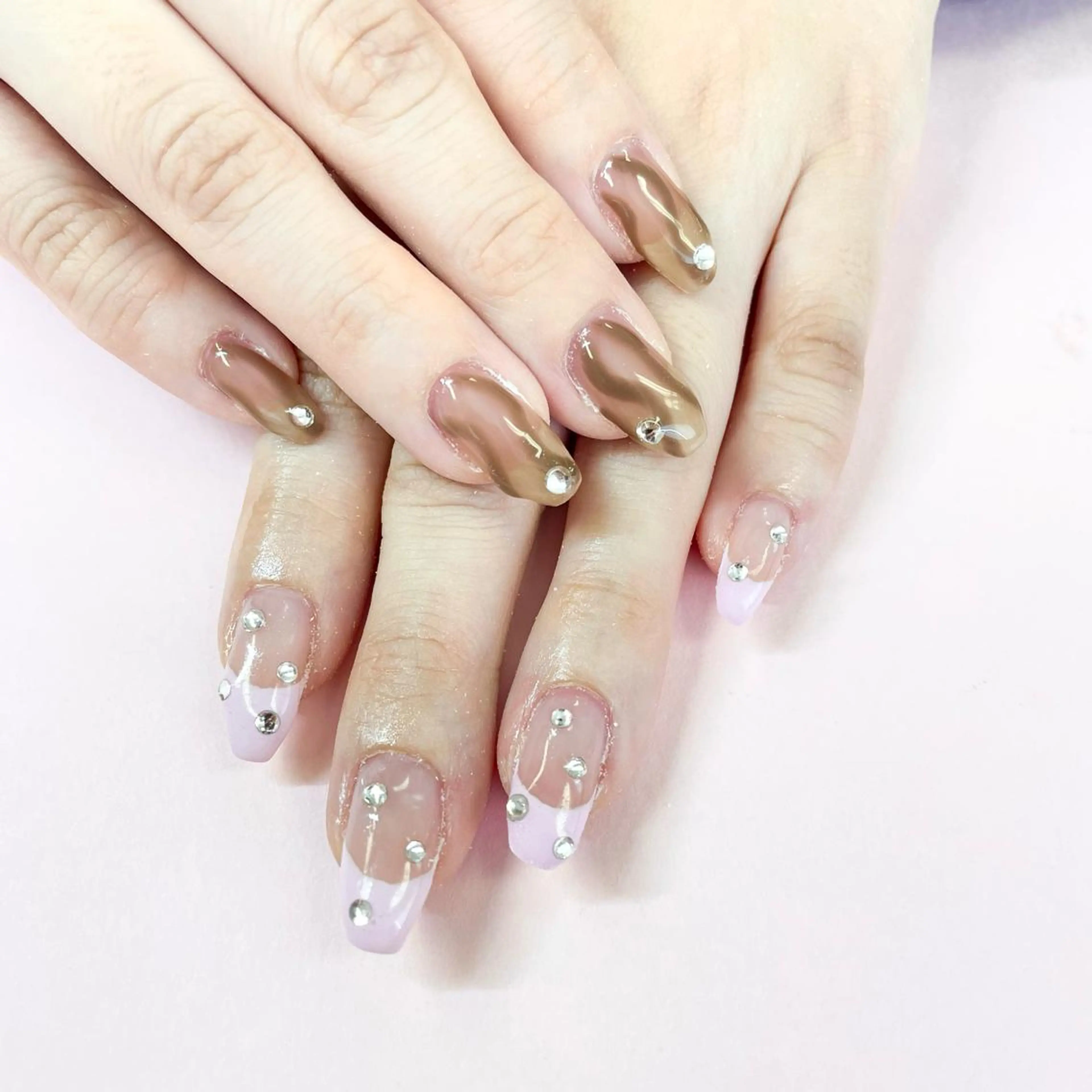 ネイル ハンドネイル 大阪福島 韓国まつげ Sayaka🤍🐩のマツエク・マツパデザイン