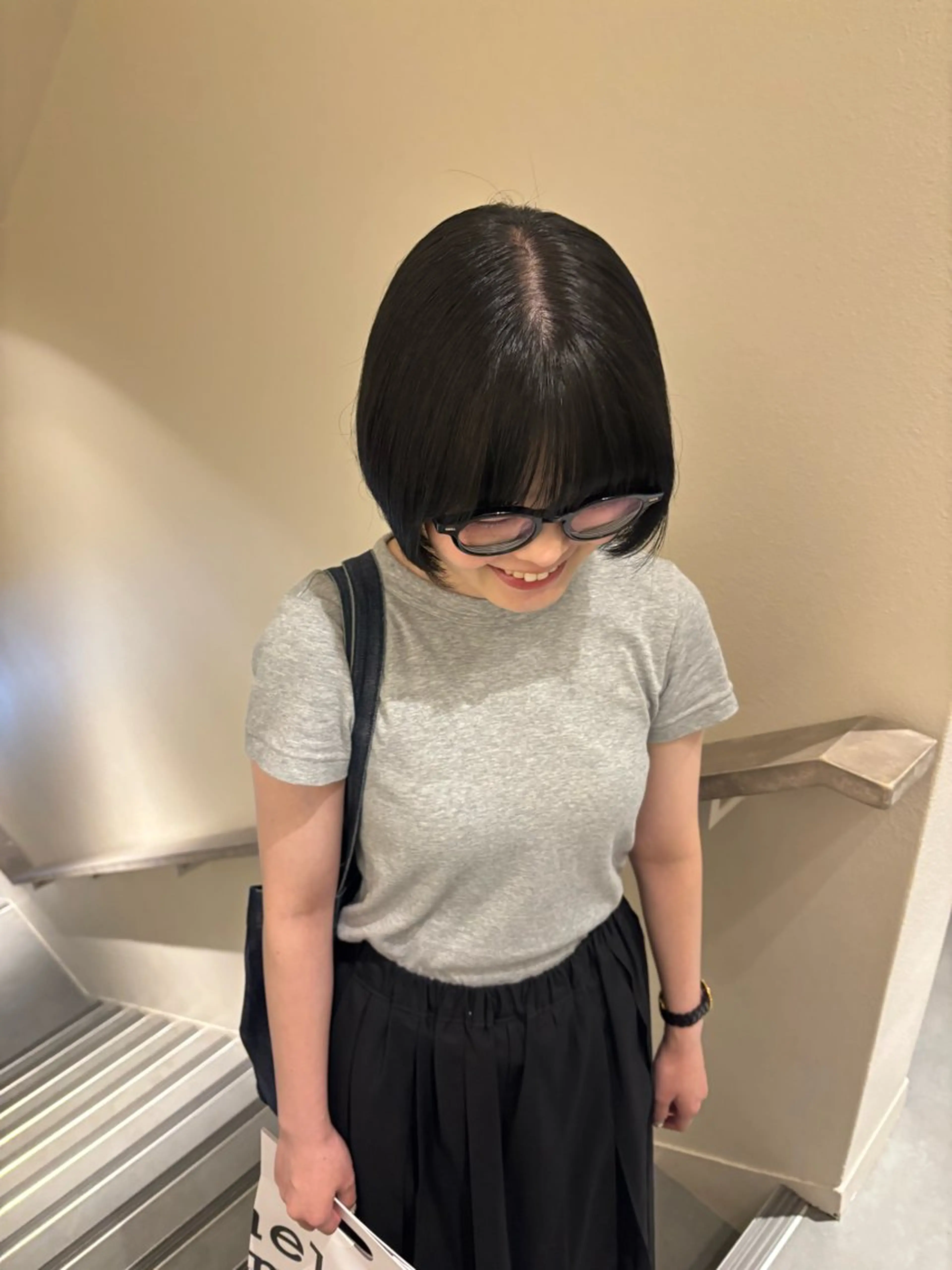 ショート カラー グレージュ オリーブグレージュ オリーブグレー 上條響子/伏見/ 透明感カラーのヘアスタイル