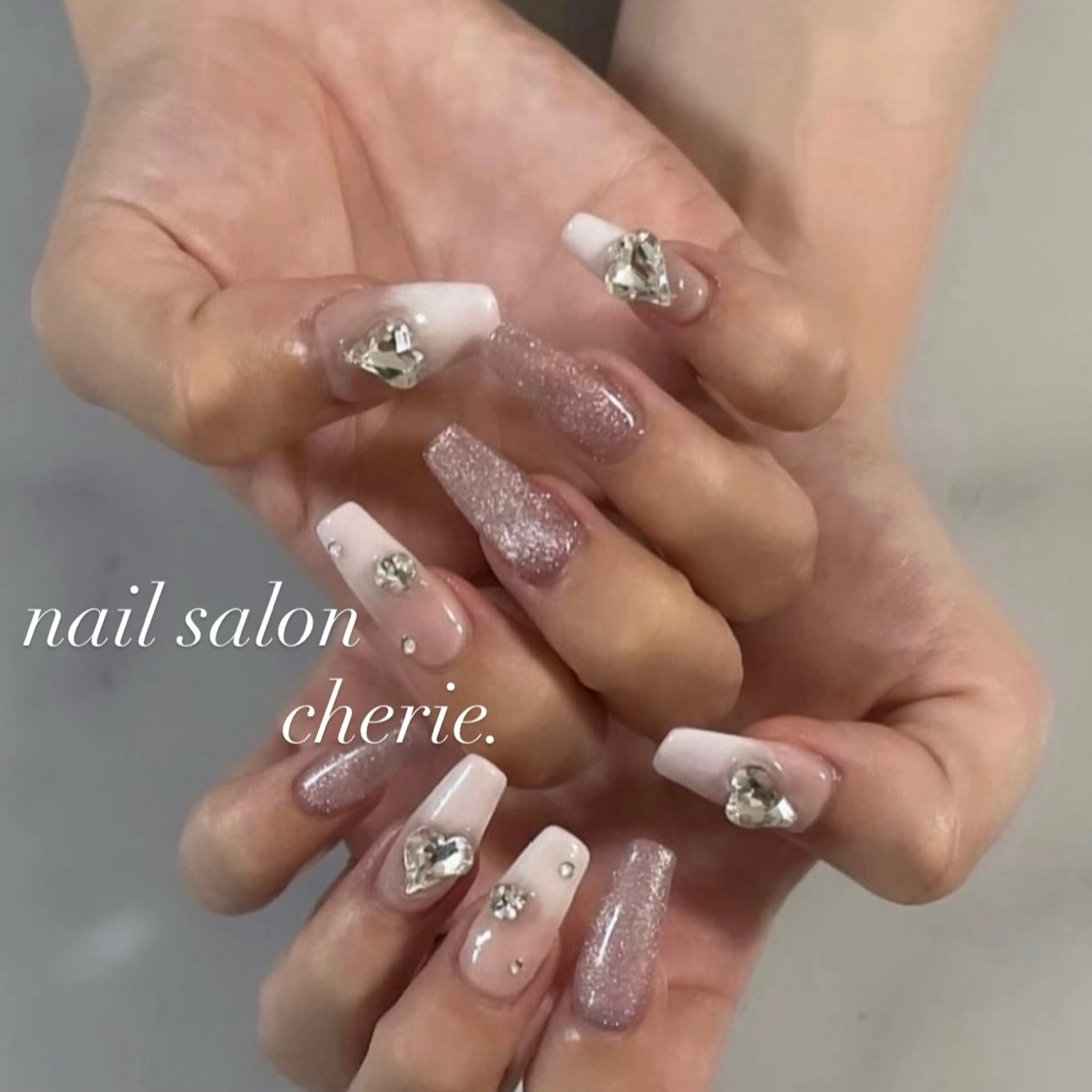ネイル マグネットネイル ハンドネイル nail salon cherieのネイルデザイン