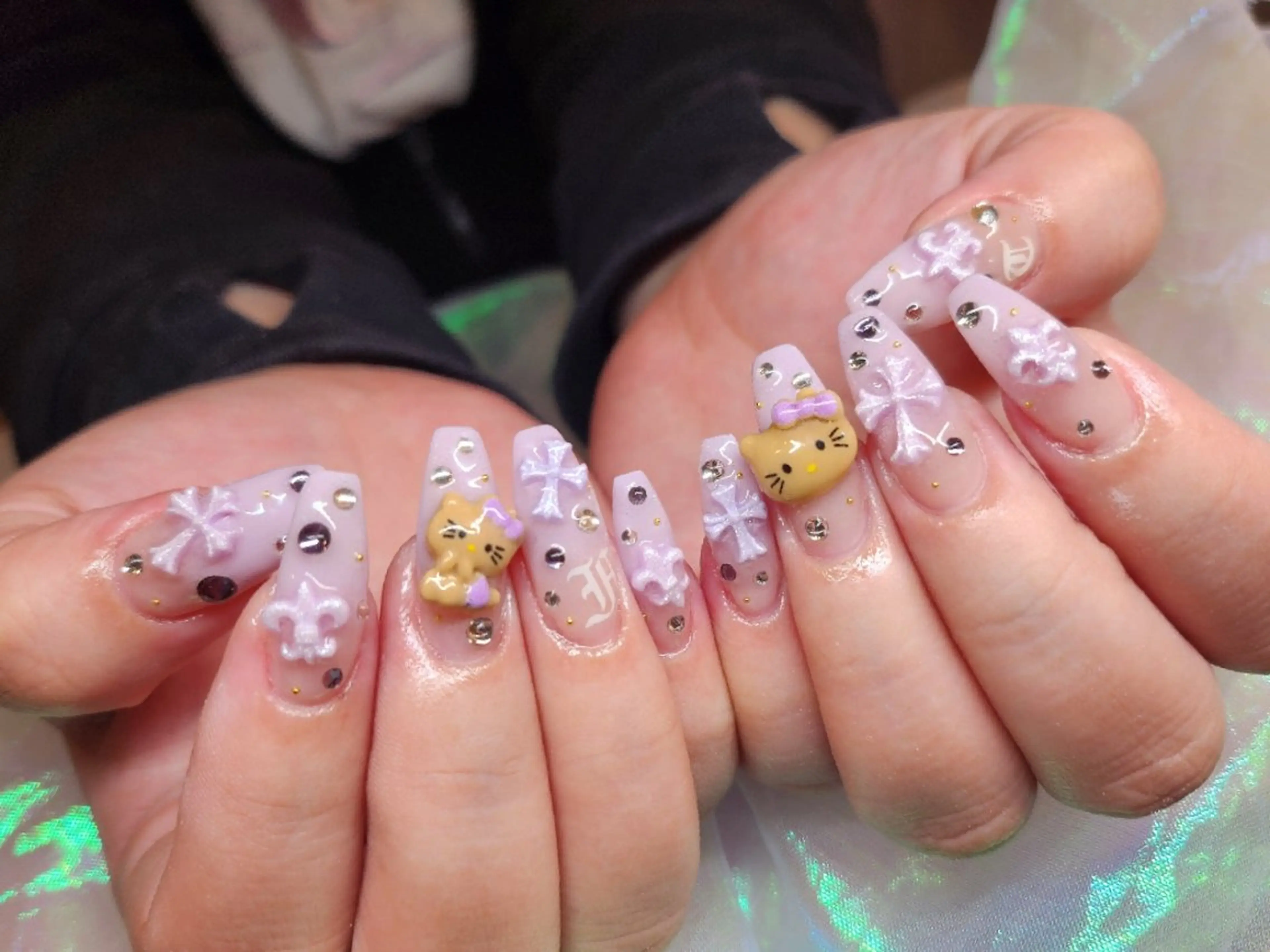 ネイル ハンドネイル 💜bora .のネイルデザイン