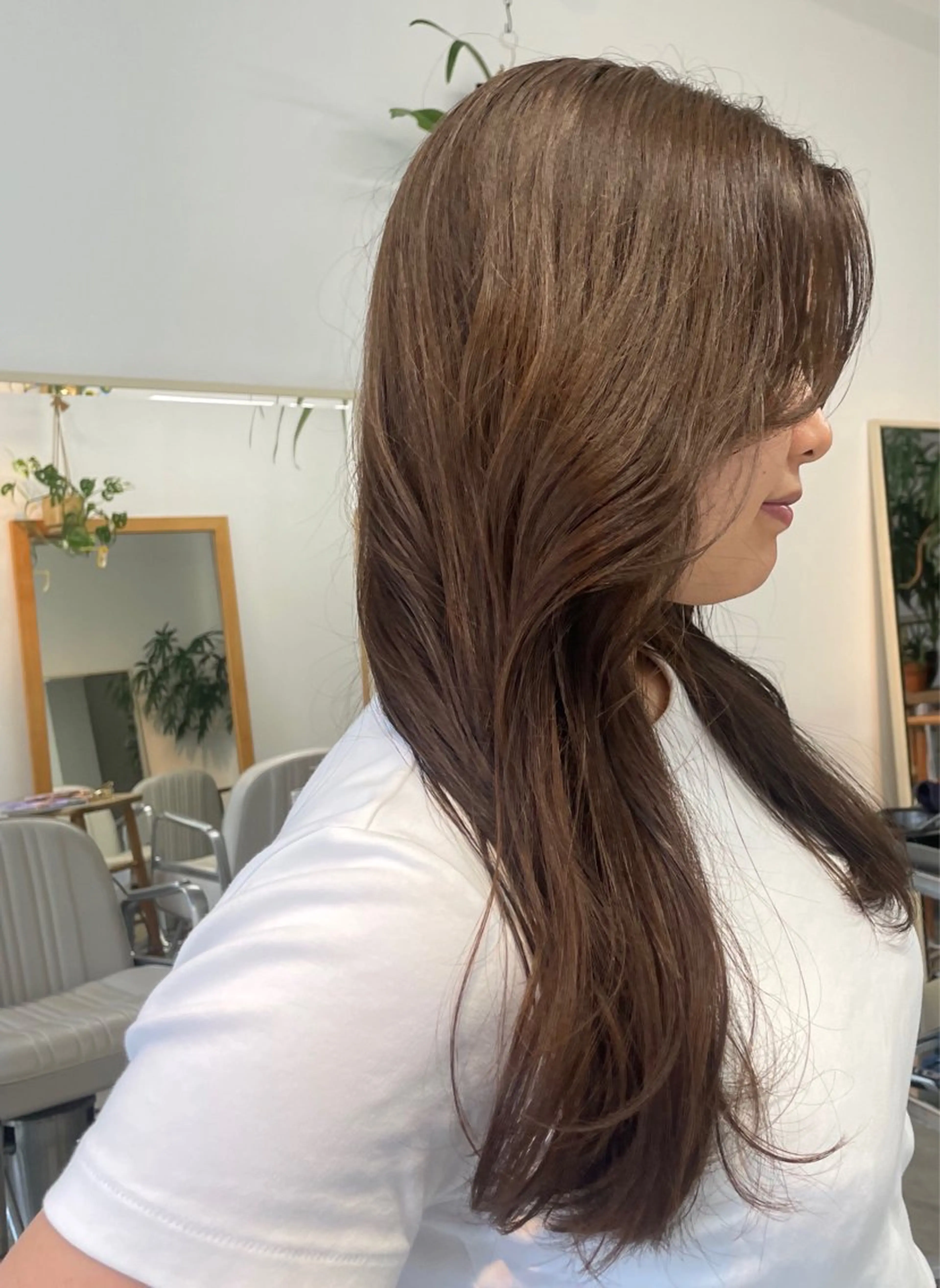 ロング カラー ベージュカラー traffic🦋 佐藤由依子のヘアスタイル