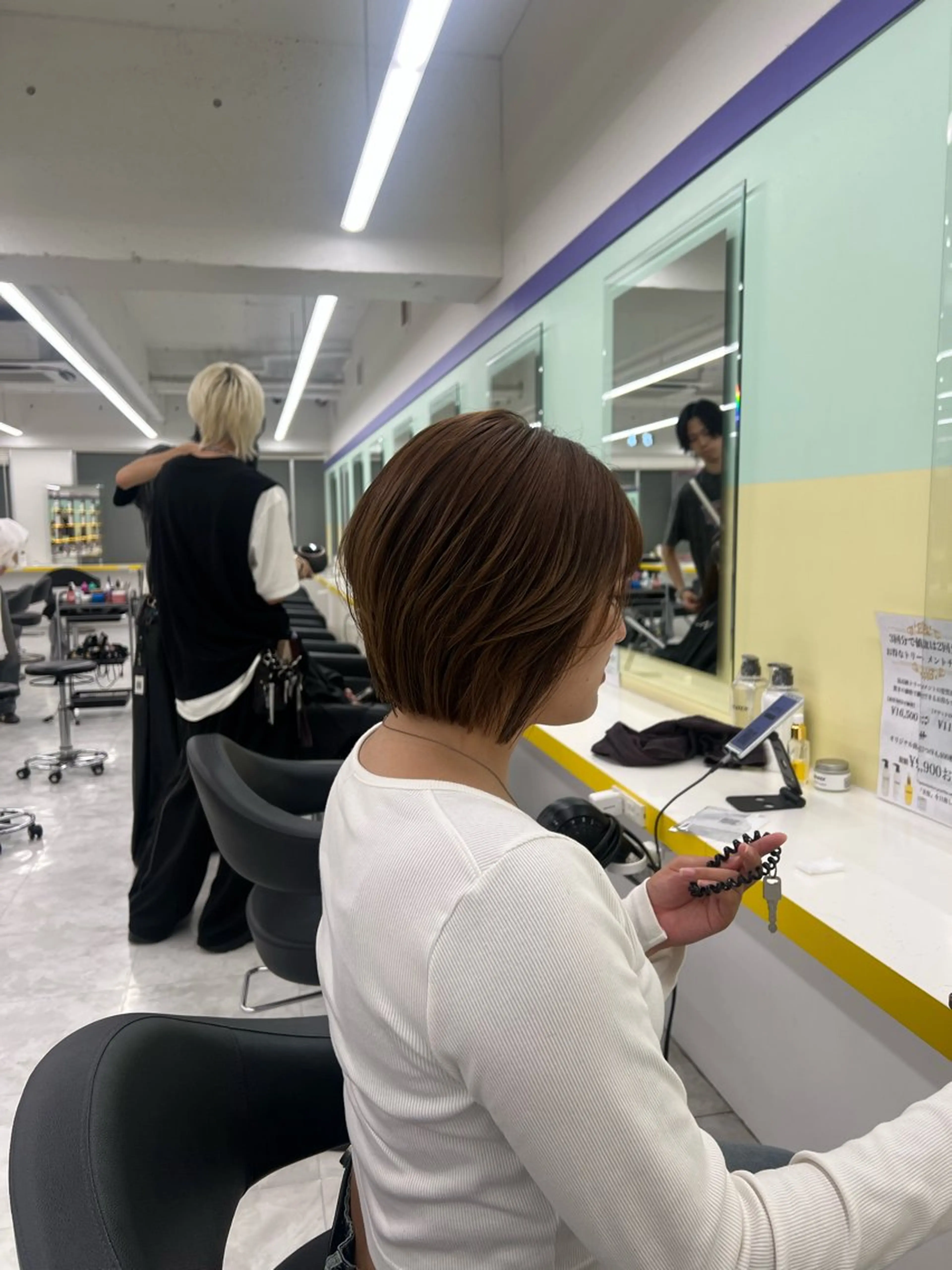 ショート カラー カット トリートメント 韓国レイヤーカット /REIのヘアスタイル