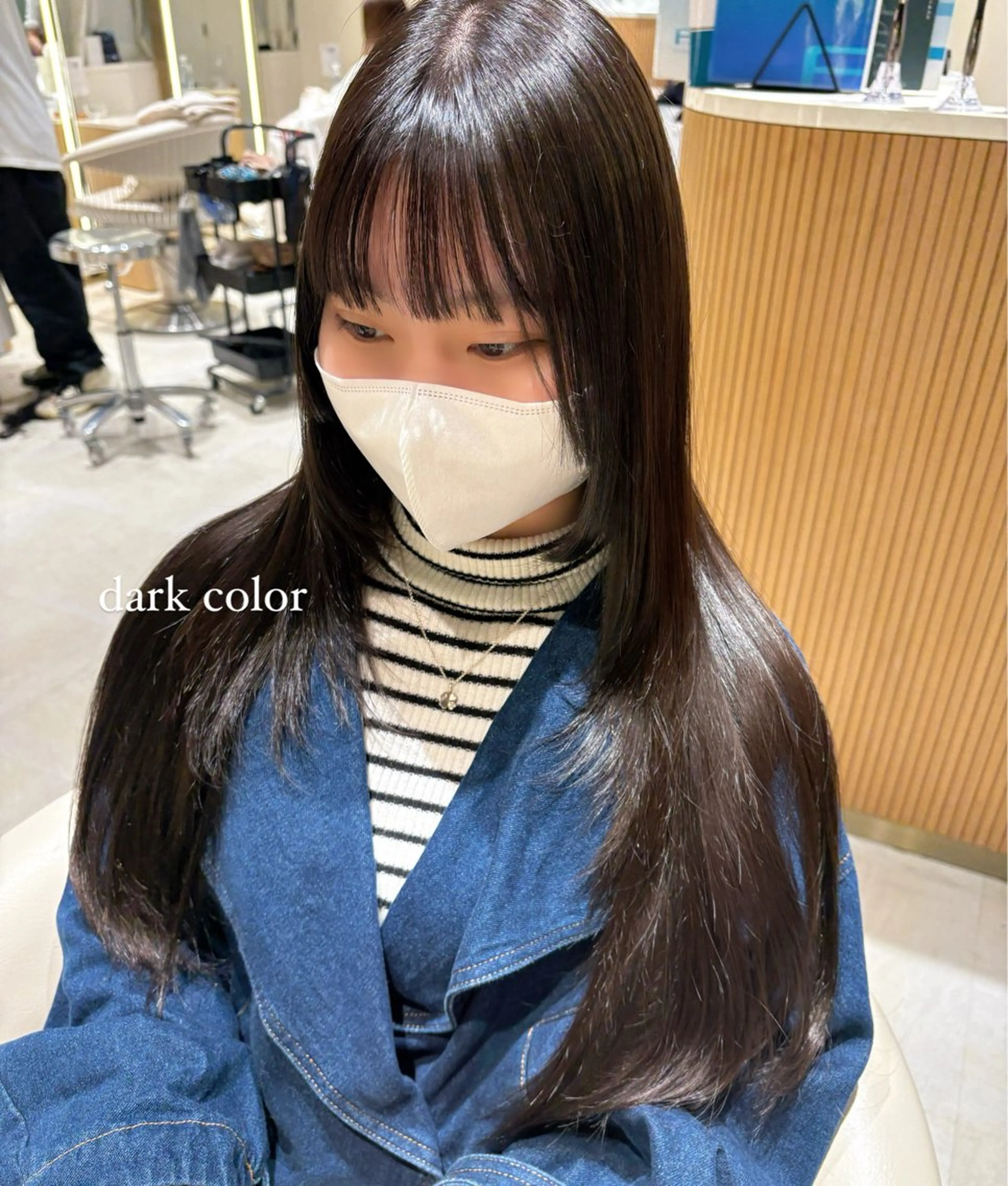 ロング レイヤーカット ヘアカラー ROMMY.所属・ナギサ/本厚木/ ボブ/ミディアム🤍のヘアスタイル