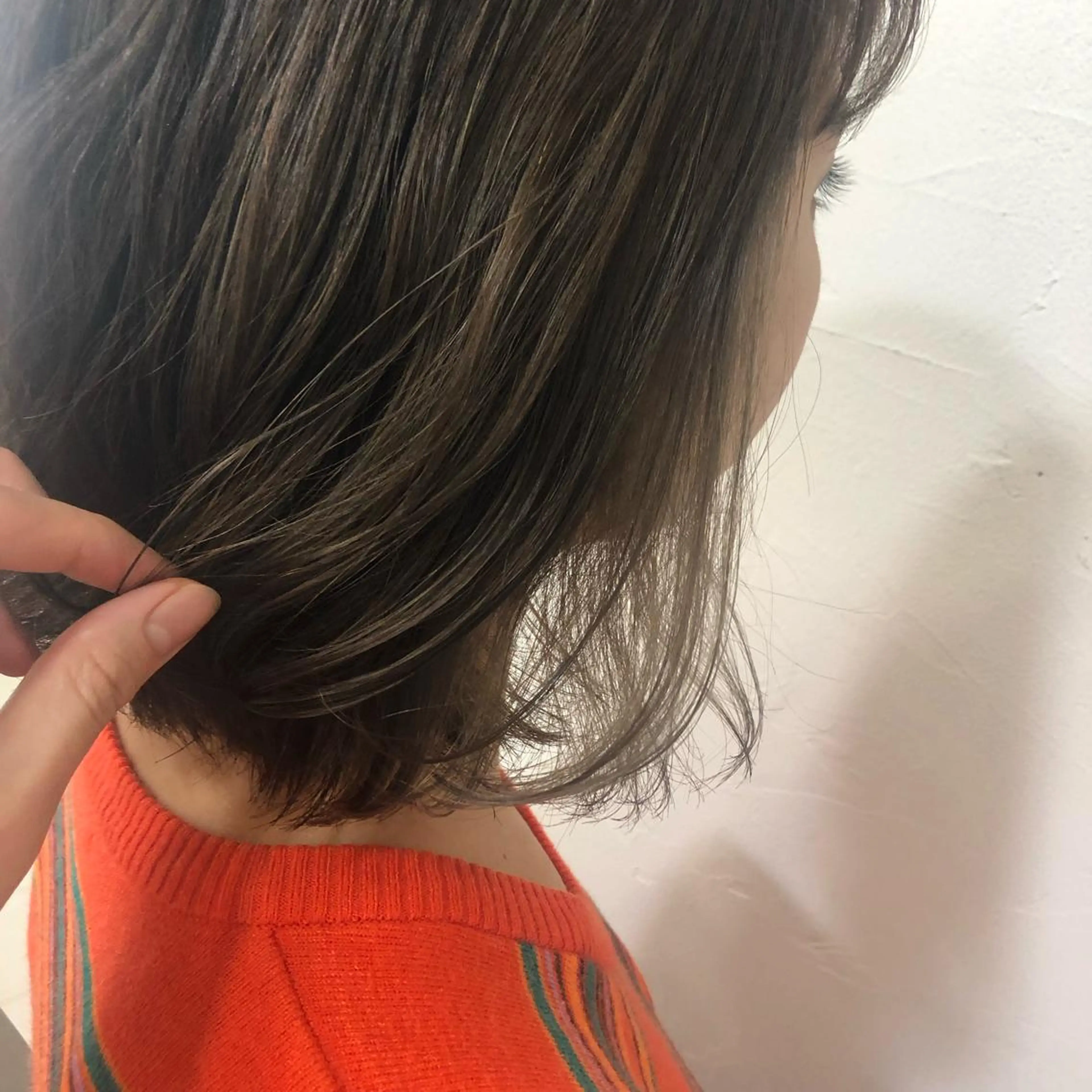 ミディアム カラー GLROW haruhiのヘアスタイル