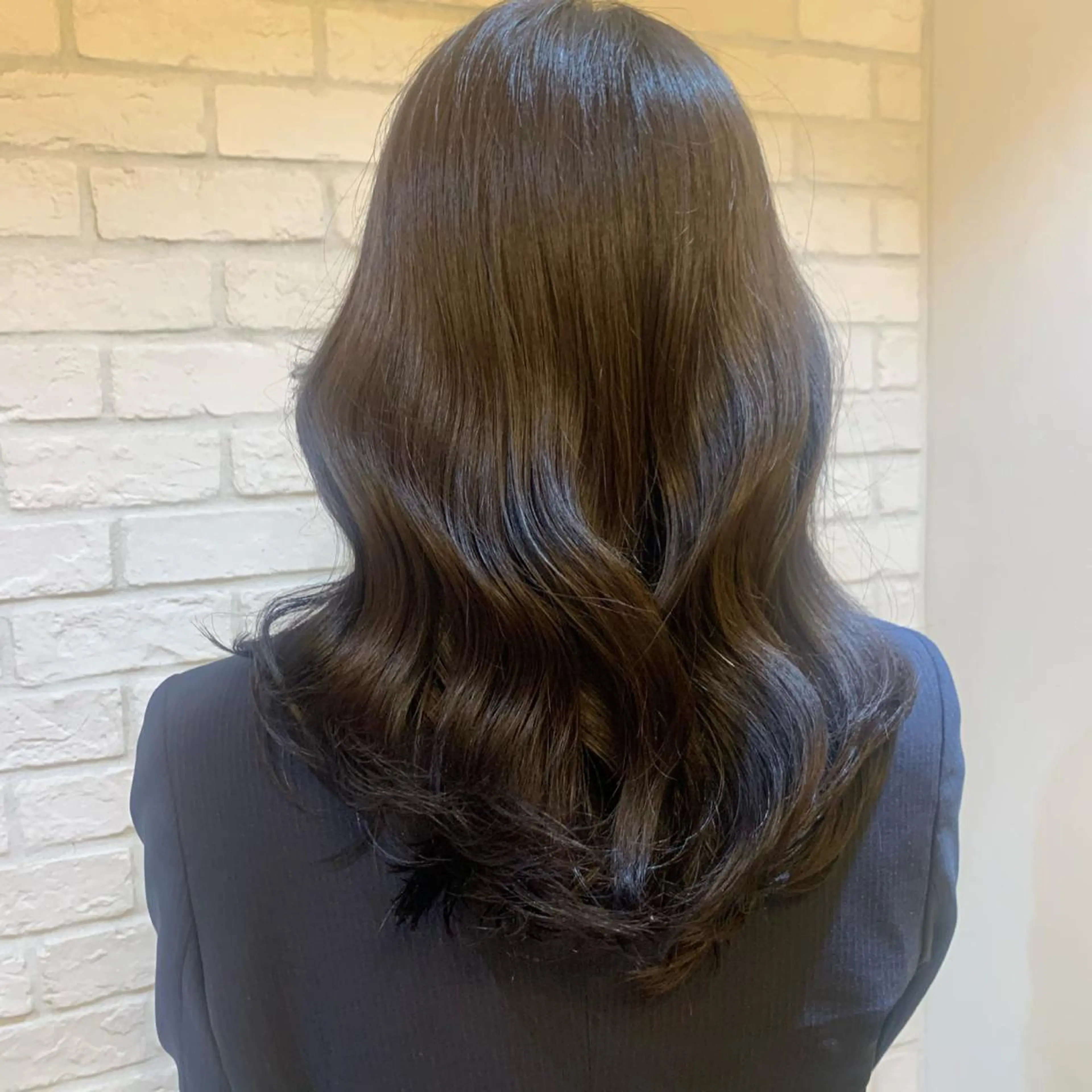 ロング カラー ヘアアレンジ ブリーチなし/ レイヤー🌿runaのヘアスタイル