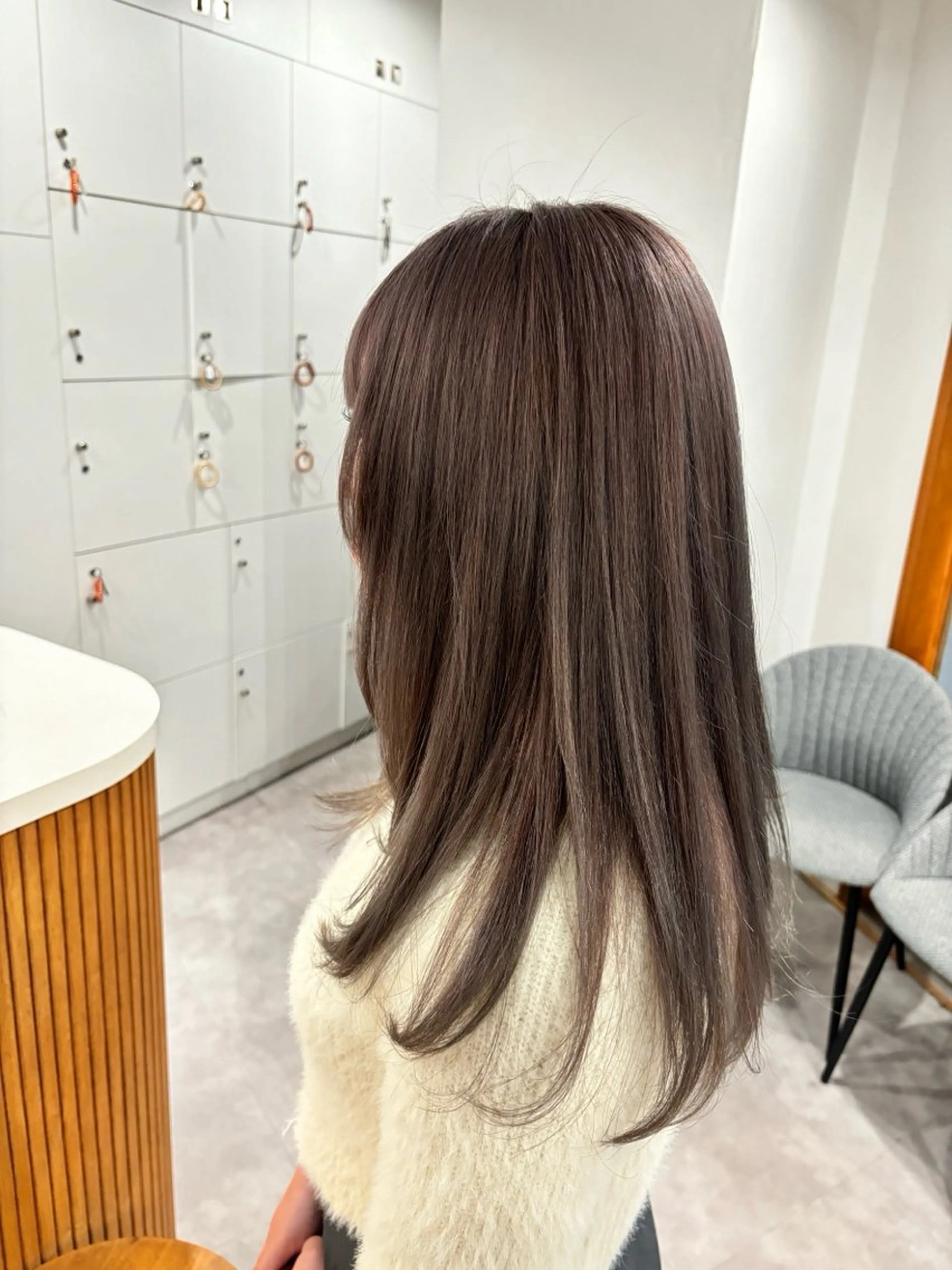 セミロング カラー ヘアカラー SHIAN【シアン】 🍒ゆな🍒のヘアスタイル