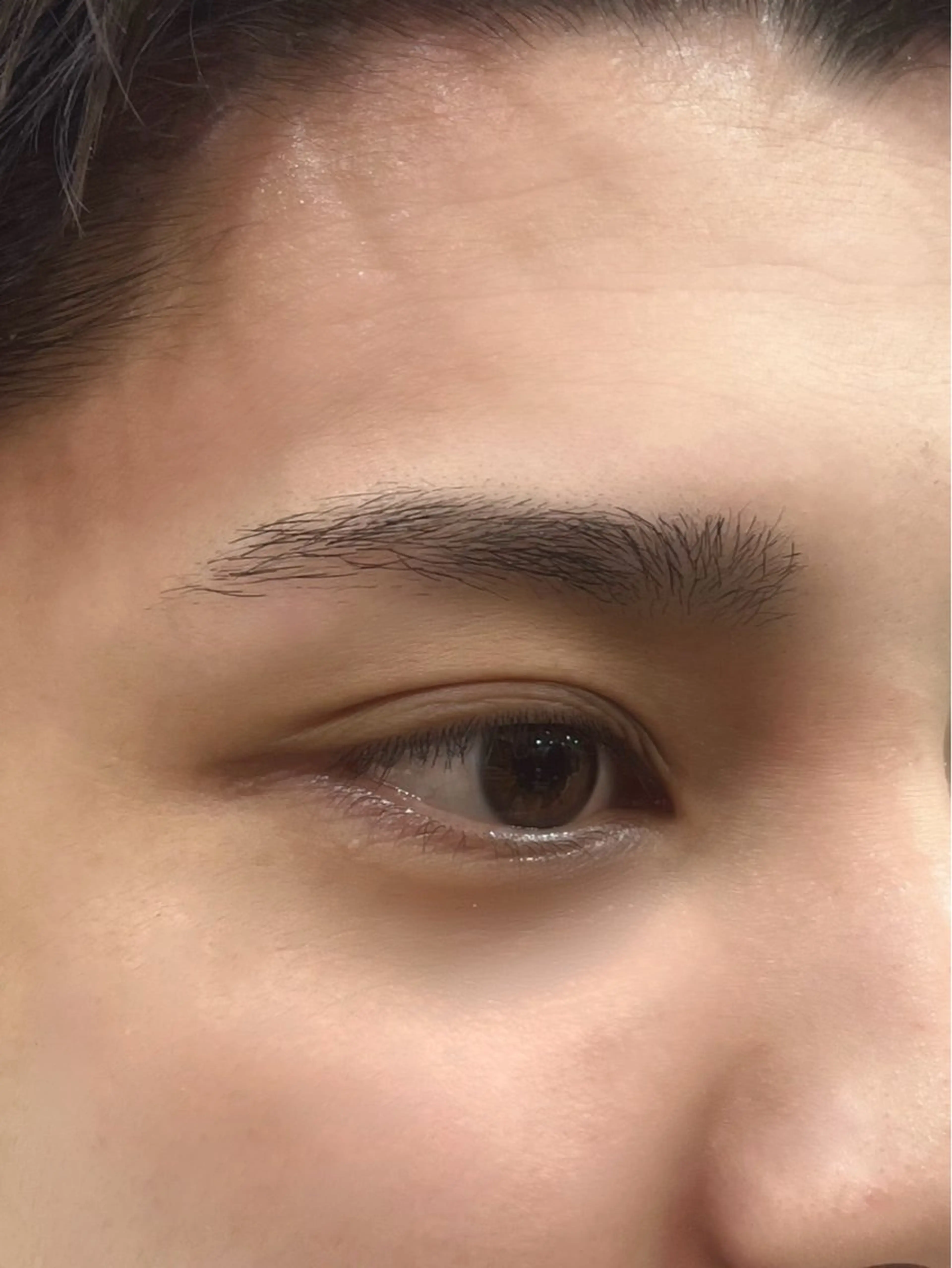 アイブロウ フェザーパーマ🪶 シャドウ/ジュンエイのヘアスタイル