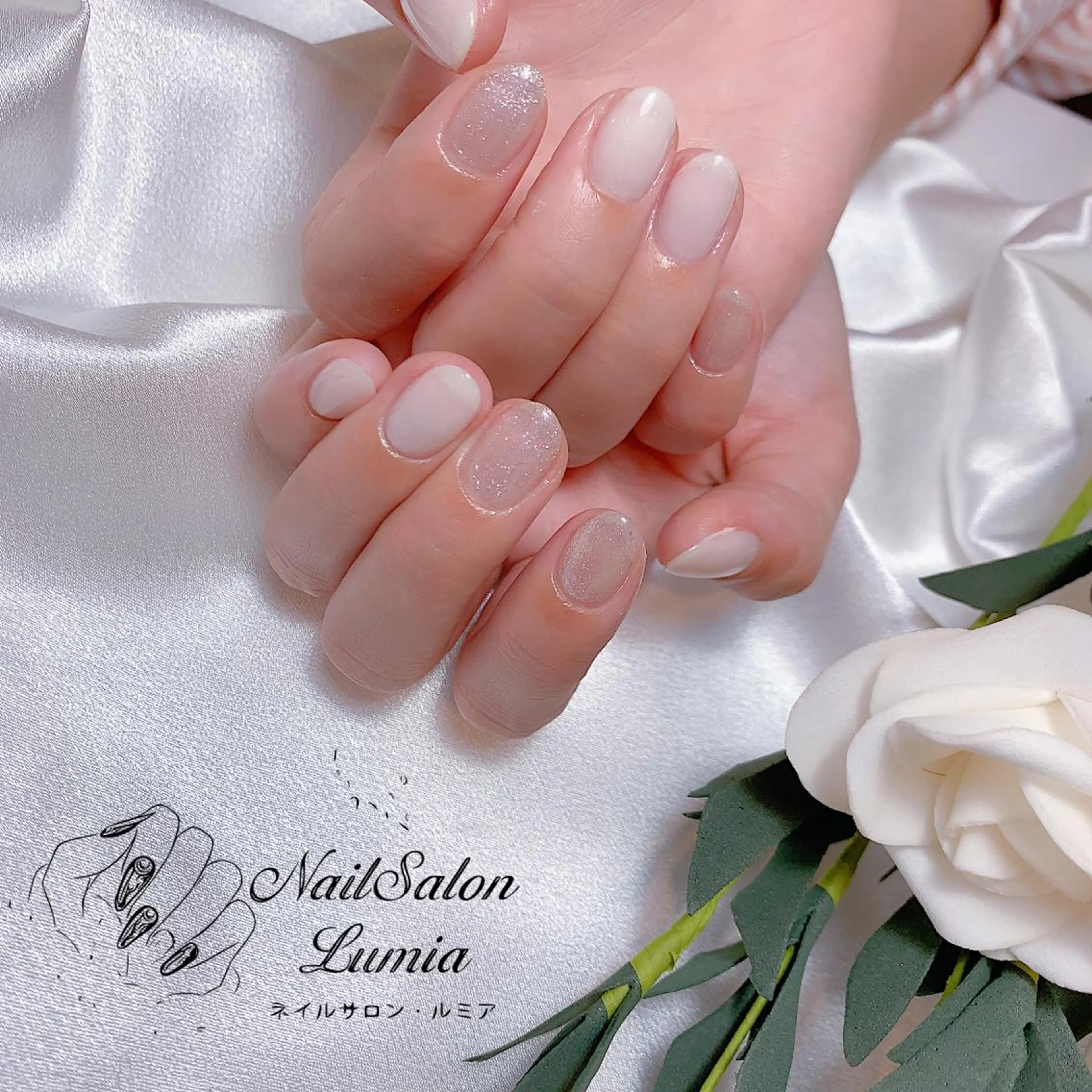 ネイル ワンカラーネイル ハンドネイル ネイルサロン ルミア Lumia 店長のネイルデザイン