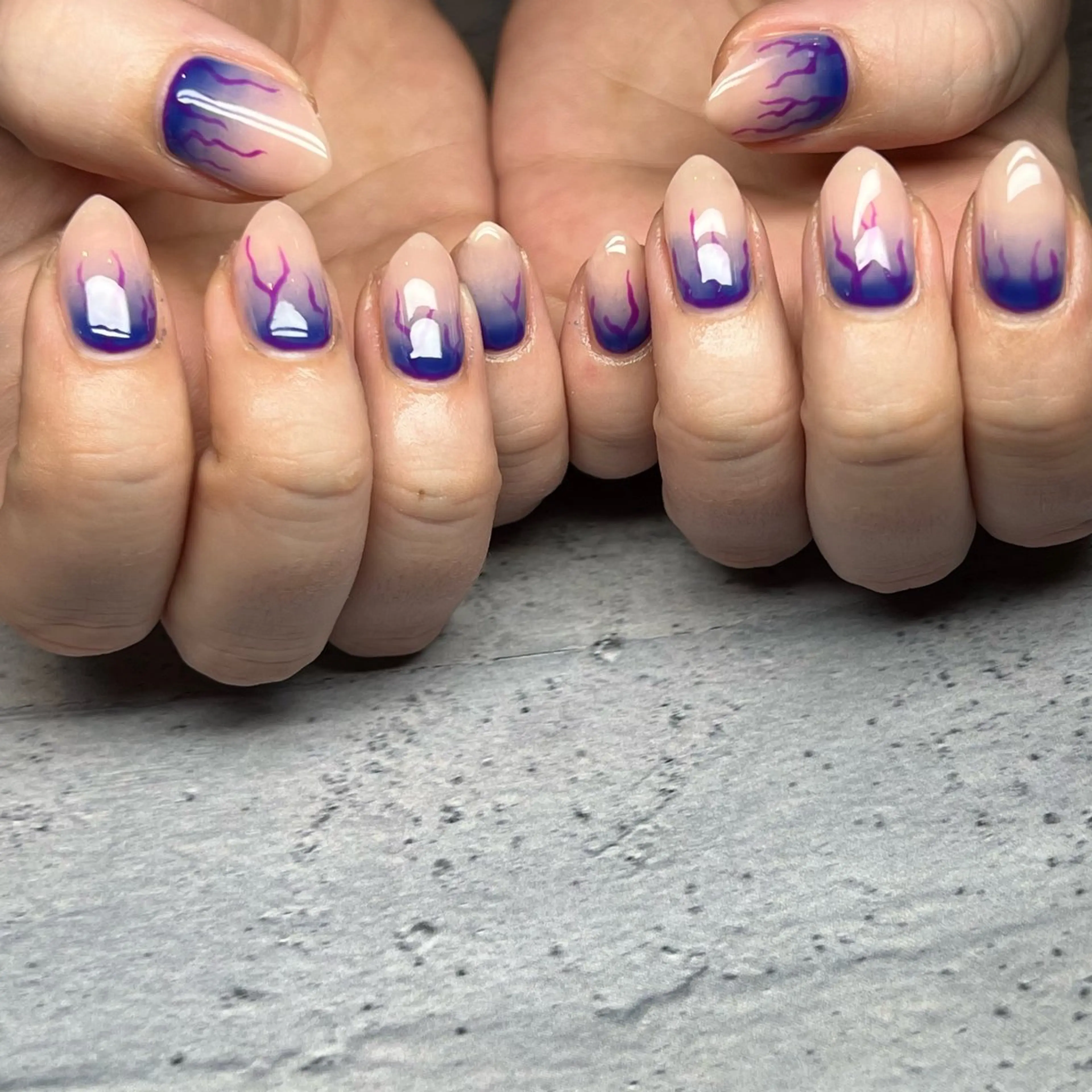 ネイル ハロウィン ハンドネイル 𝐫𝐚𝐢 𝐧𝐚𝐢𝐥の眉毛・アイブロウイメージ