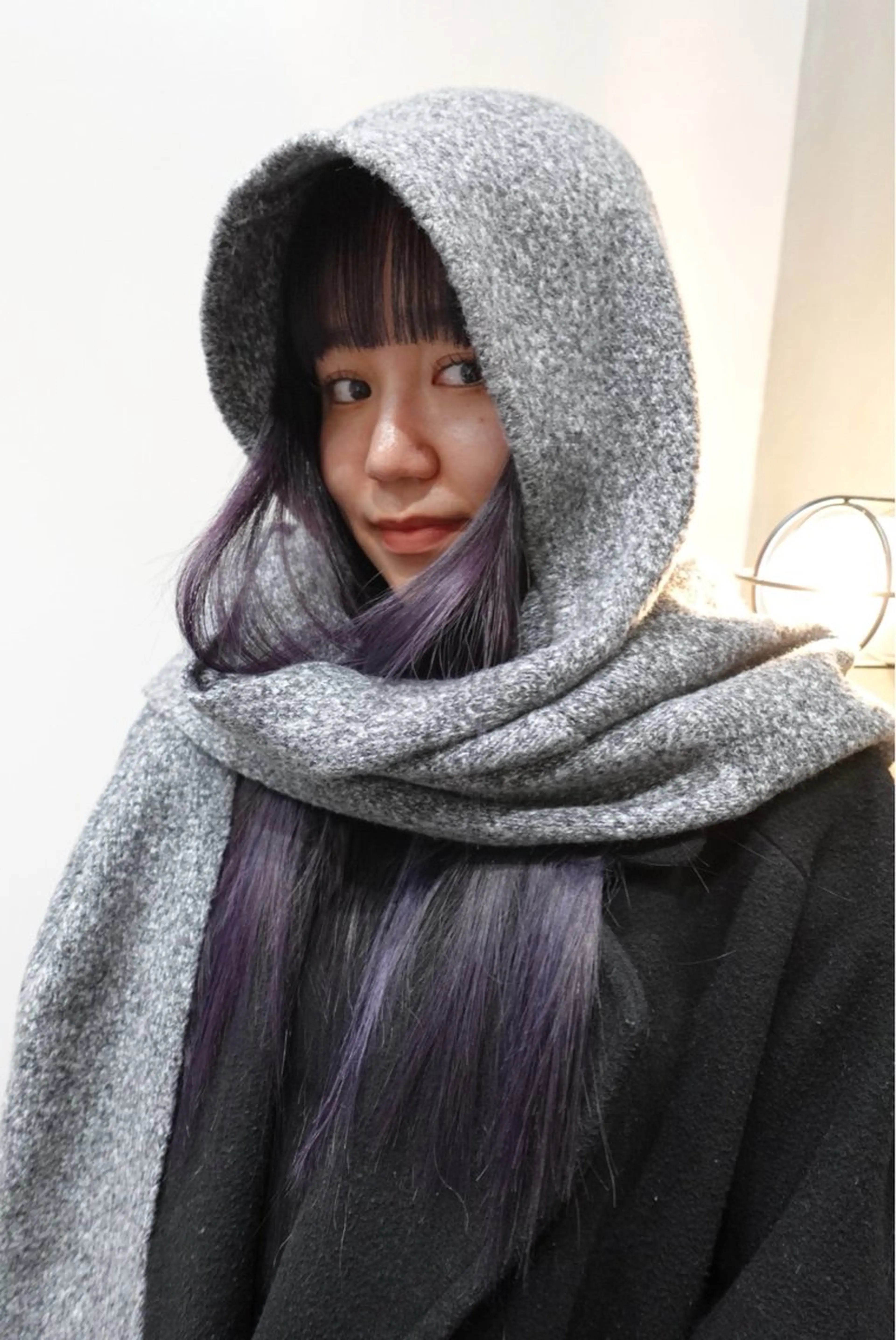 ロング パープルカラー カット ヘアカラー Celan所属・ボブパーマ無料 /yuukiのヘアスタイル