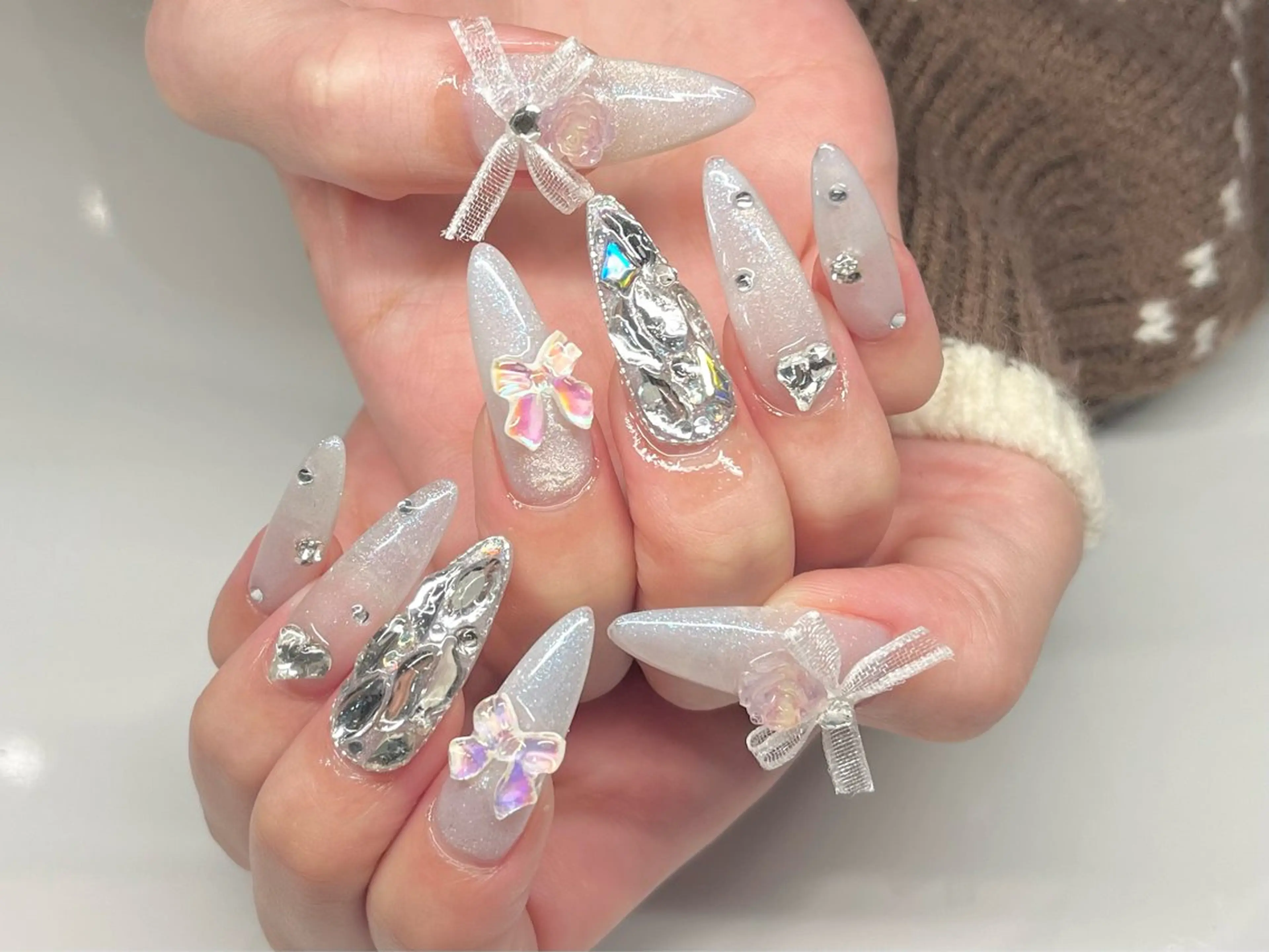 ネイル ハンドネイル ximina ネイルサロン北堀江のネイルデザイン