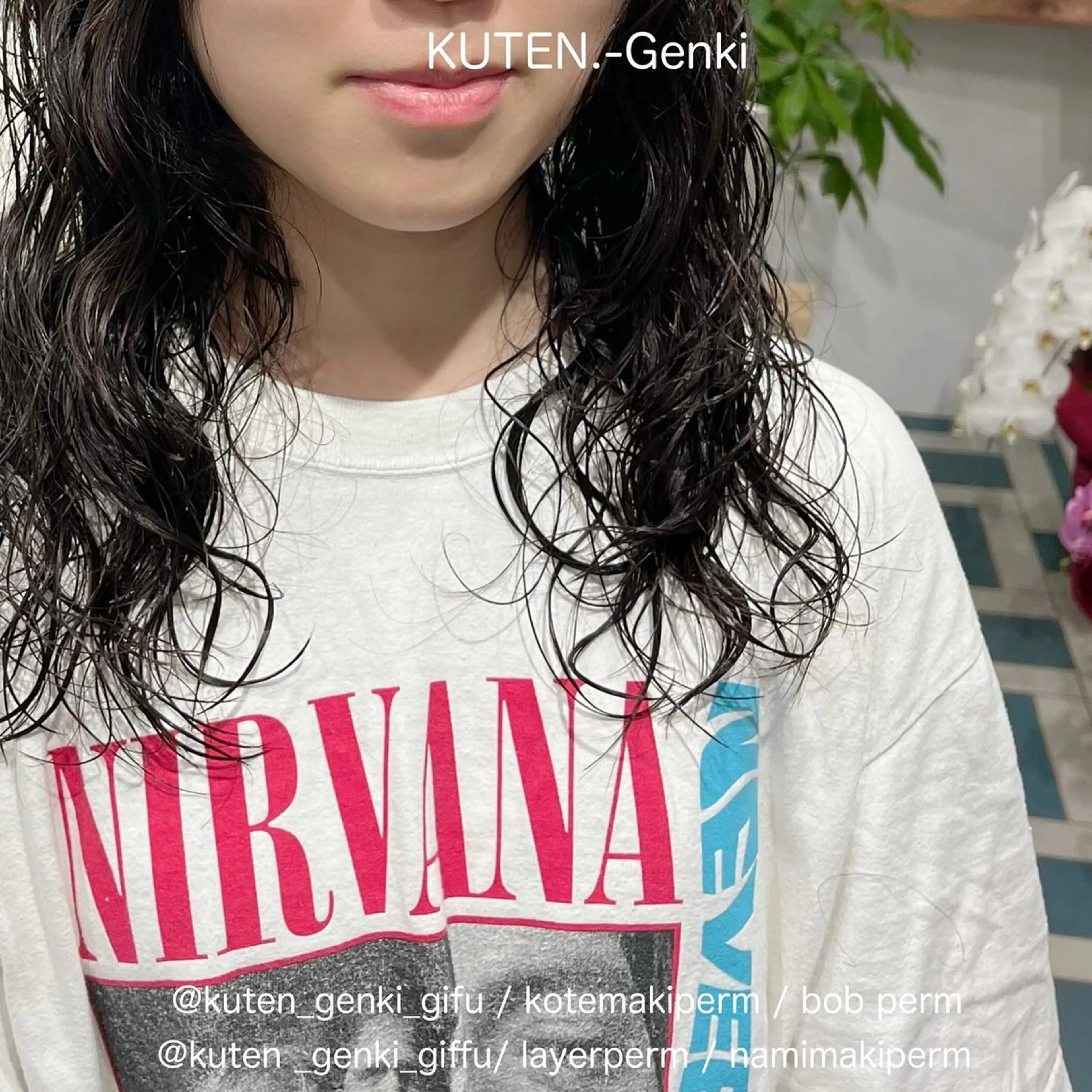 ミディアム パーマ ミディアムパーマ スパイラルパーマ カット パーマ 🍏レイヤーカット/ 春日井🍏鵜飼元喜のヘアスタイル