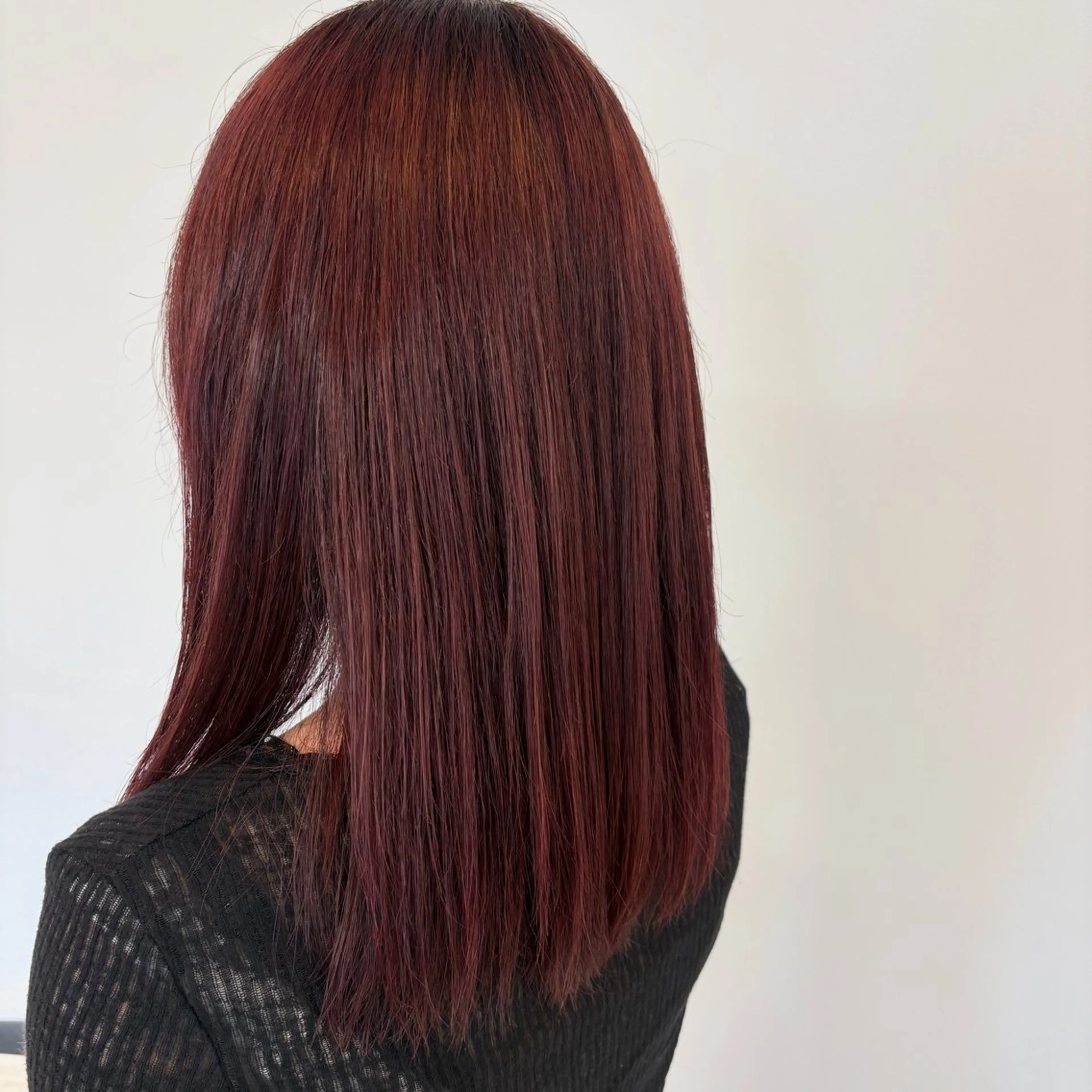 カラー ルプラボウ すぎやまみほのヘアスタイル