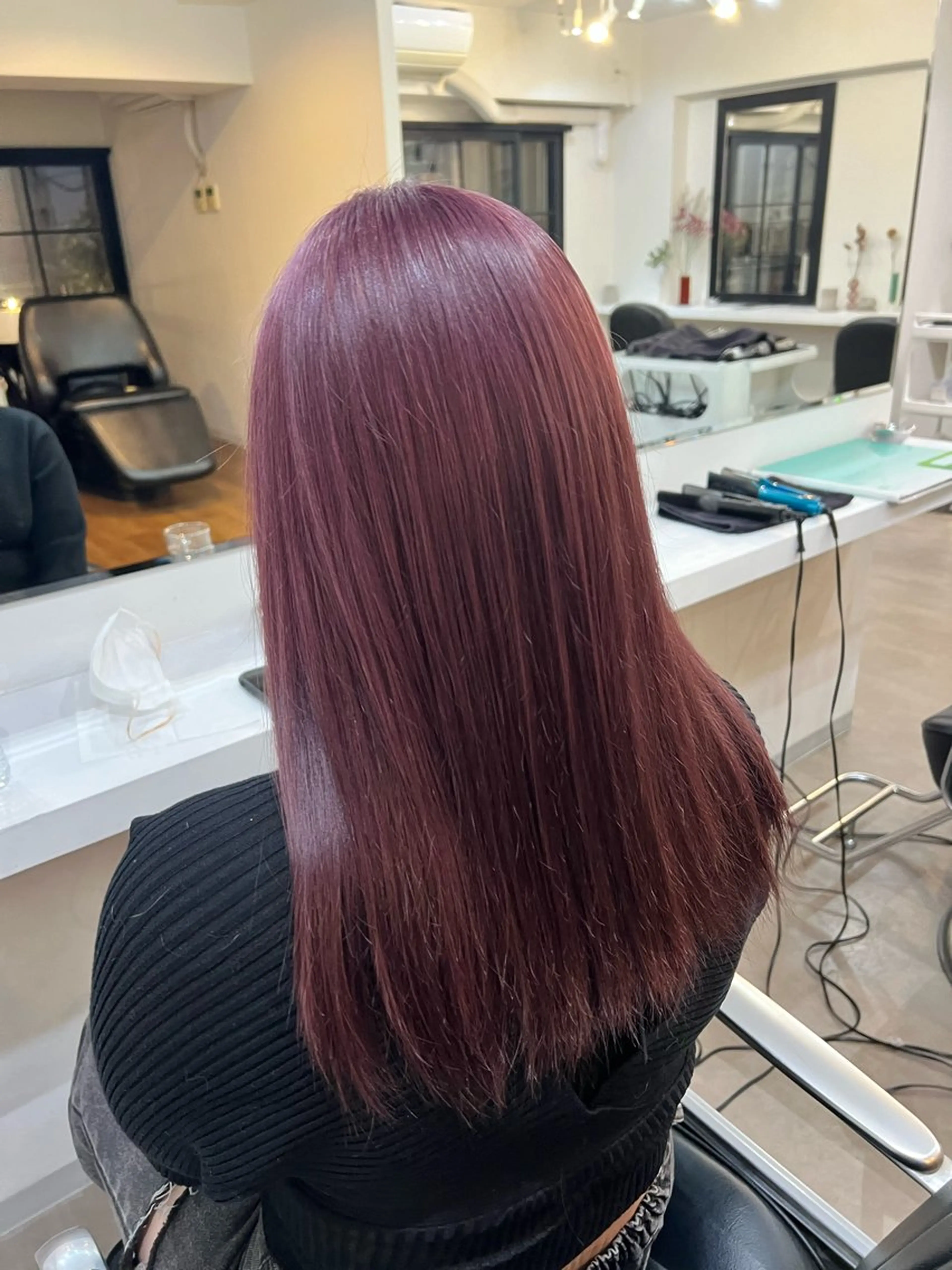 ロング カラー ラベンダーカラー ピンクカラー ピンクラベンダー 名古屋/髪質改善/ アヤカのヘアスタイル