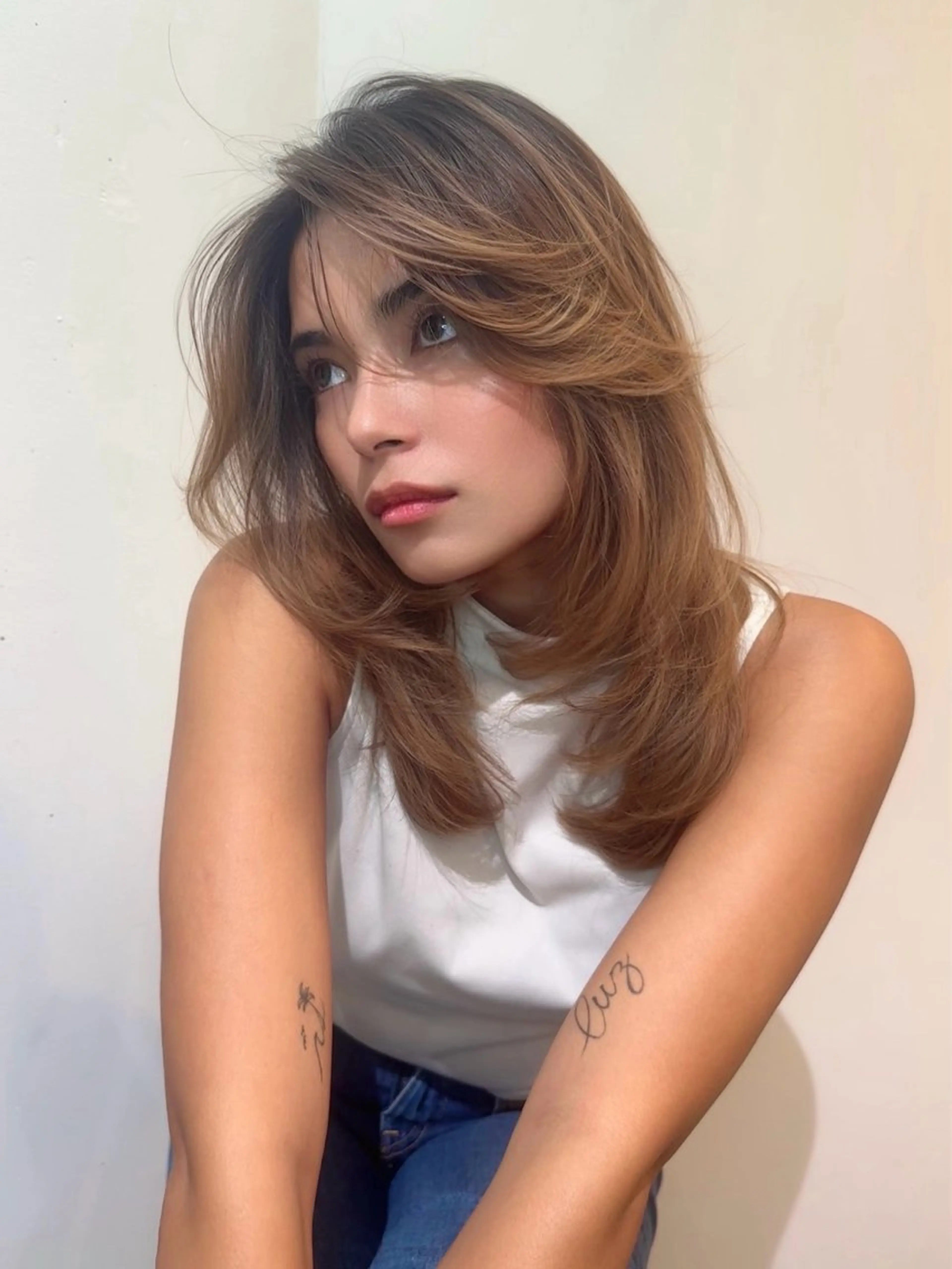 セミロング 表参道/レイヤー/ ABU🐦‍🔥のヘアスタイル