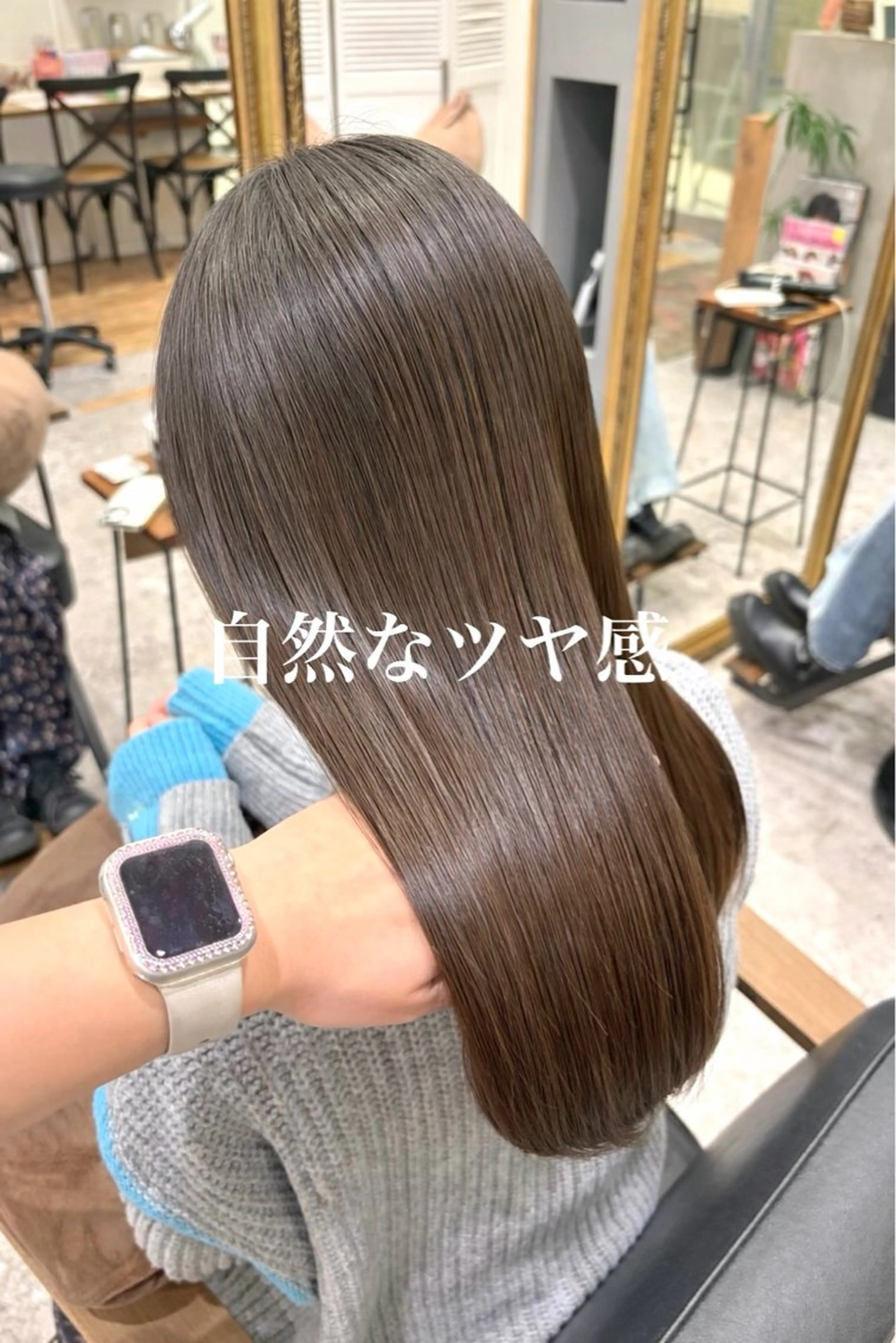 セミロング 縮毛矯正 🕊髪質改善 ストレート🕊まいのヘアスタイル