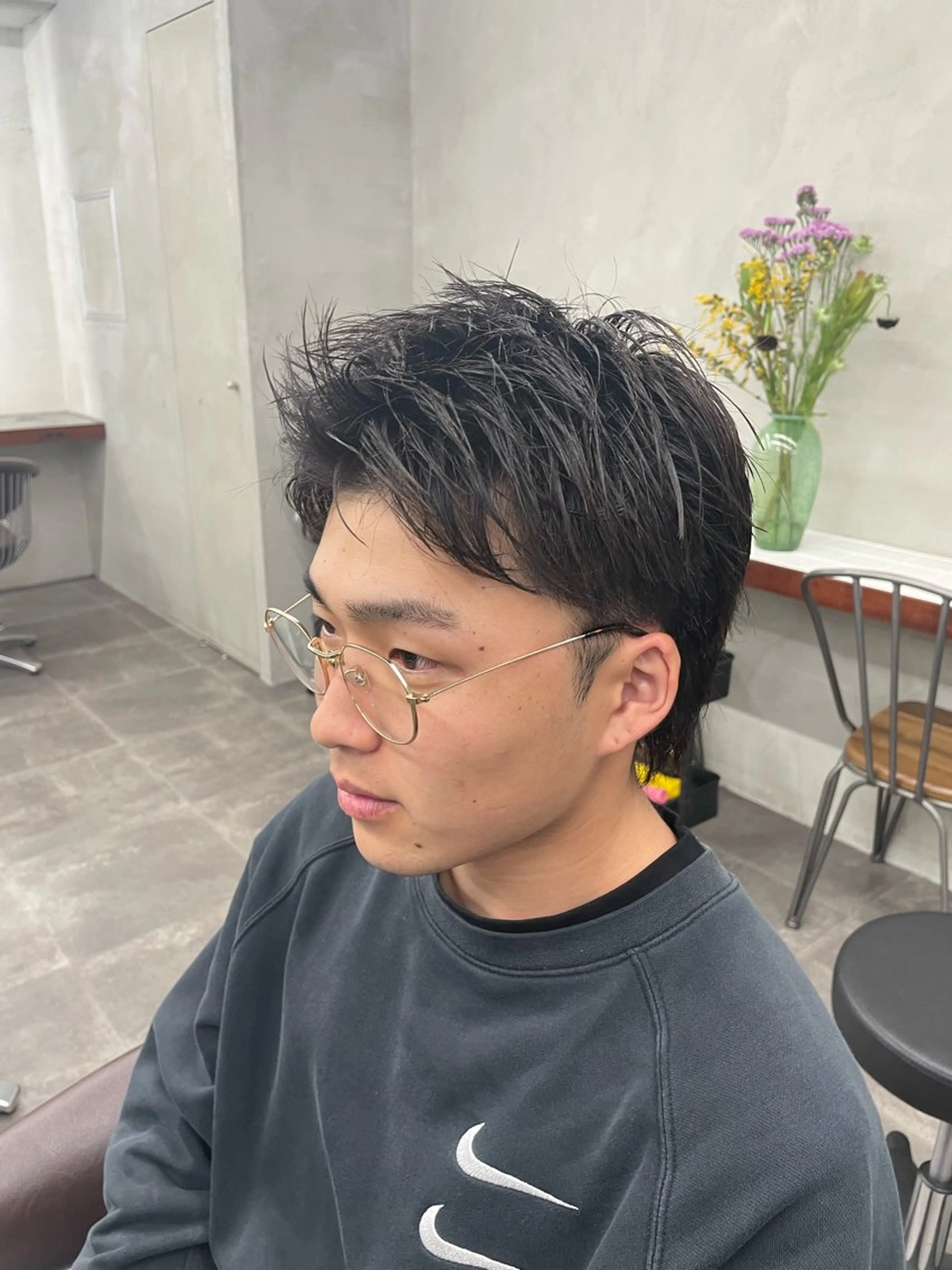 ショート メンズ 豊崎 佑輔のヘアスタイル