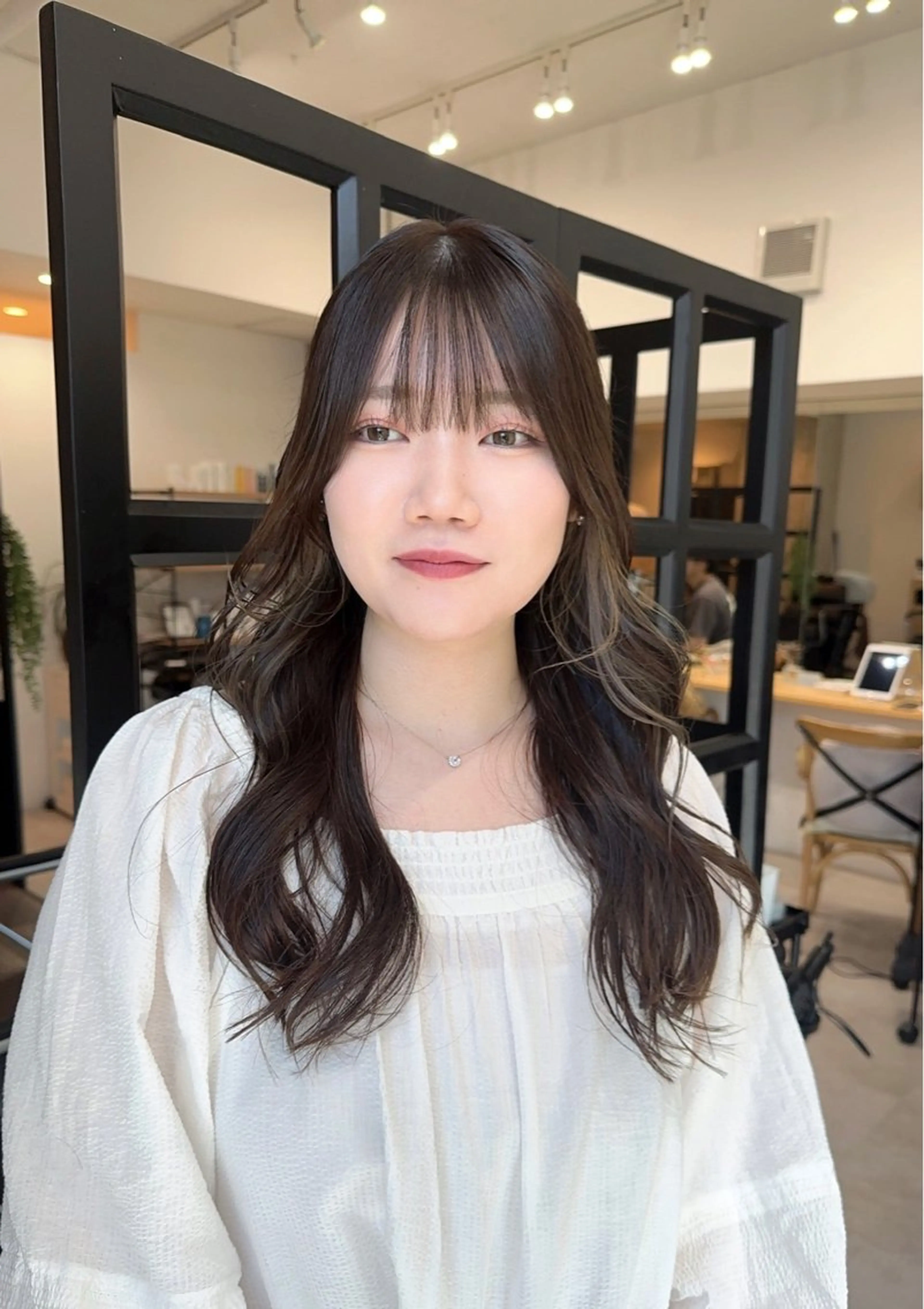 セミロング ヘアカラー ✨透明感カラー 恵比寿HAYATO✨のヘアスタイル