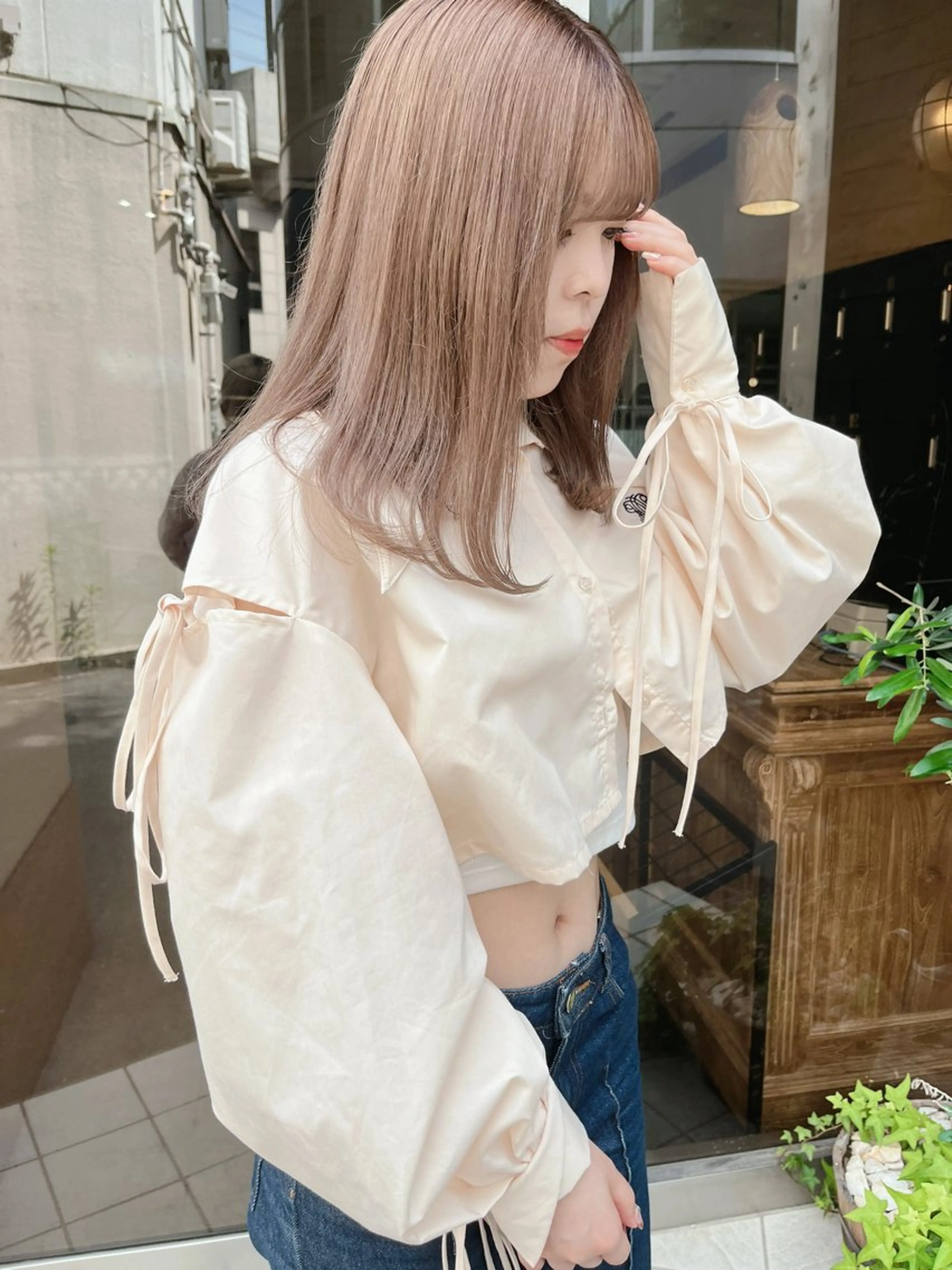 ロング カラー eto所属・akira𝜗𝜚 ꙳.*透明感カラーのヘアスタイル