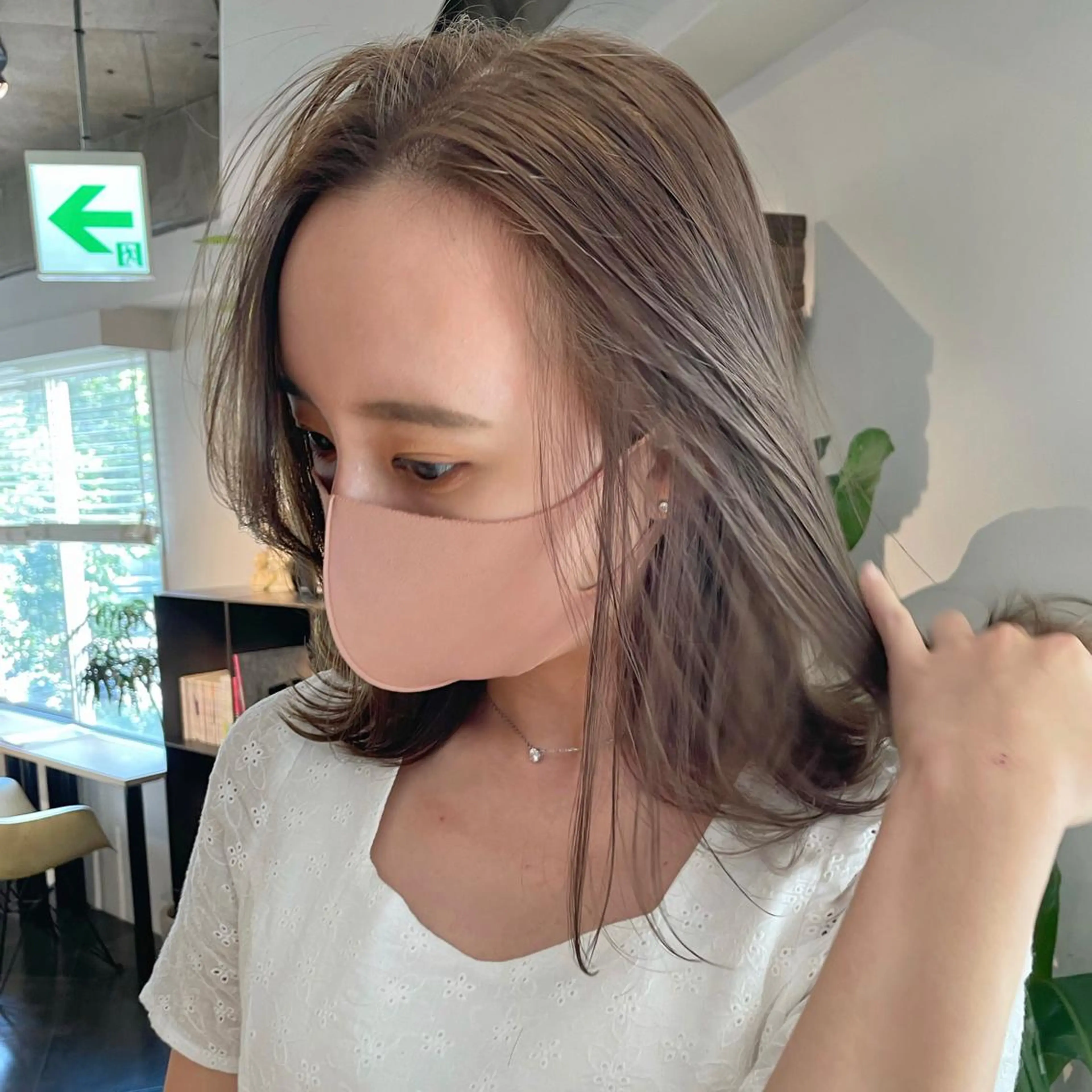 セミロング カット ヘアカラー トリートメント 🍃透明感/デザイン 店長MASARU🍃のヘアスタイル