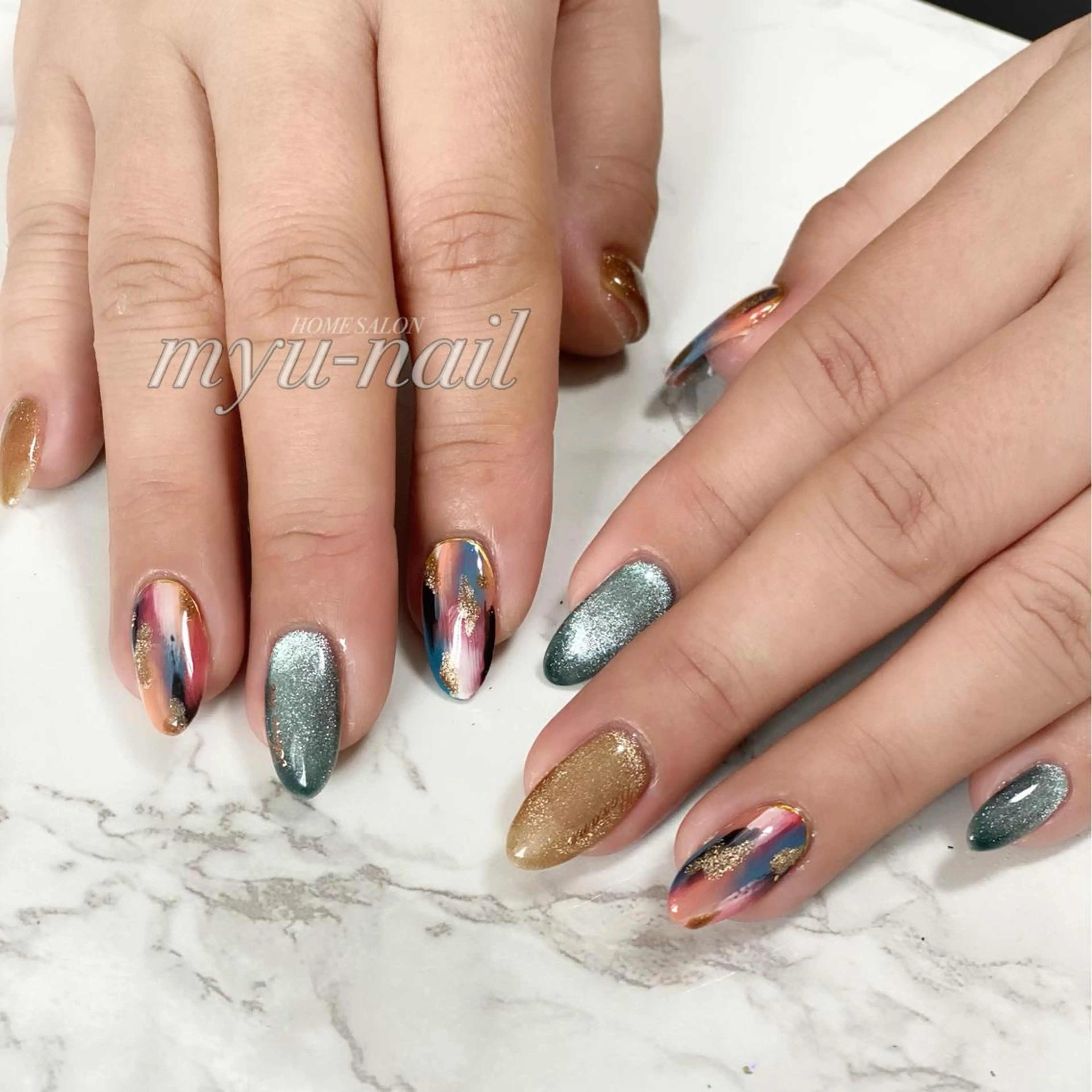 ネイル ホームサロン myu-nailのネイルデザイン
